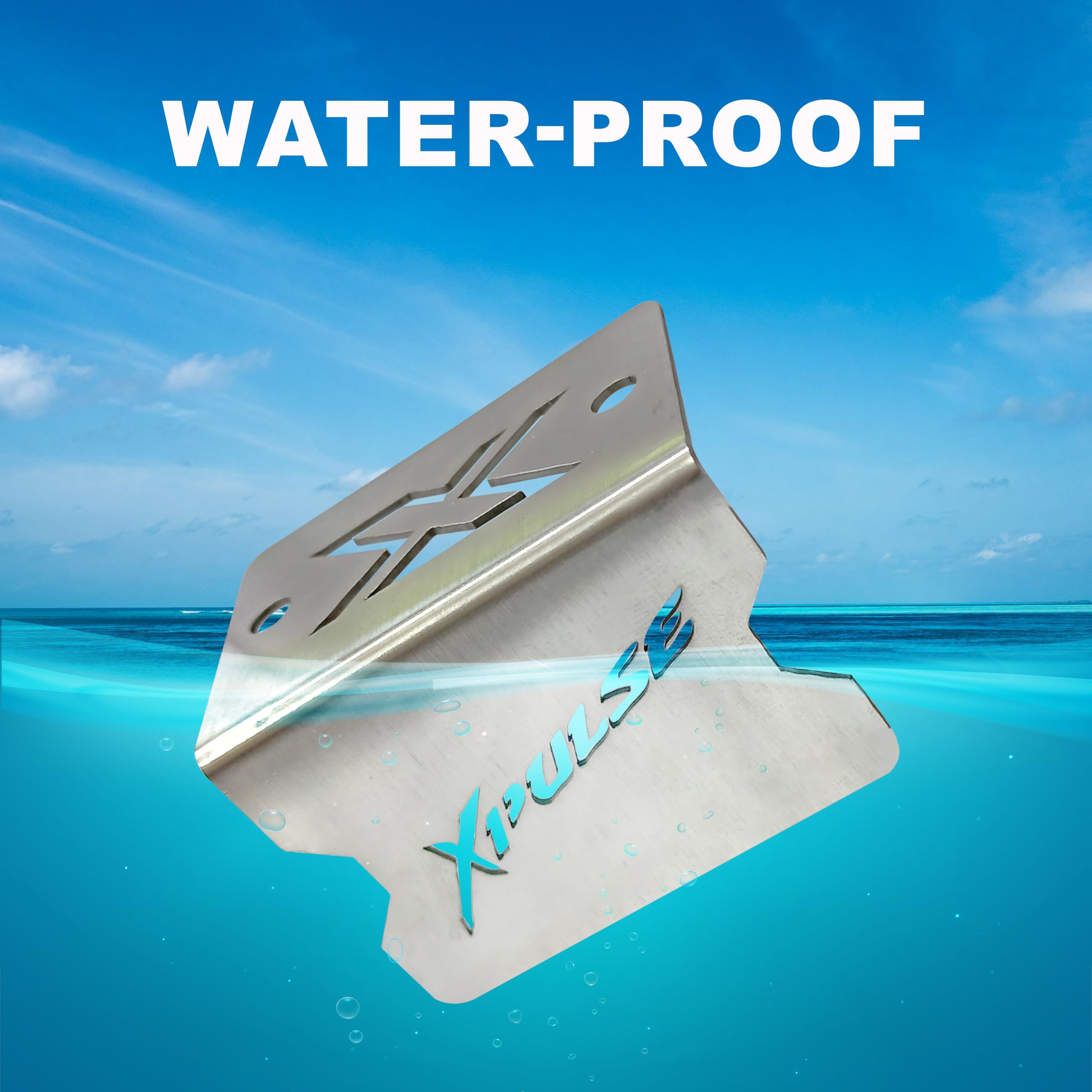 MIKANIX Xpulse 200 Bike Stainless Steel Front Disc Brake Fluid Reservoir Oil Cap Cover Protector Bike Crash Guard