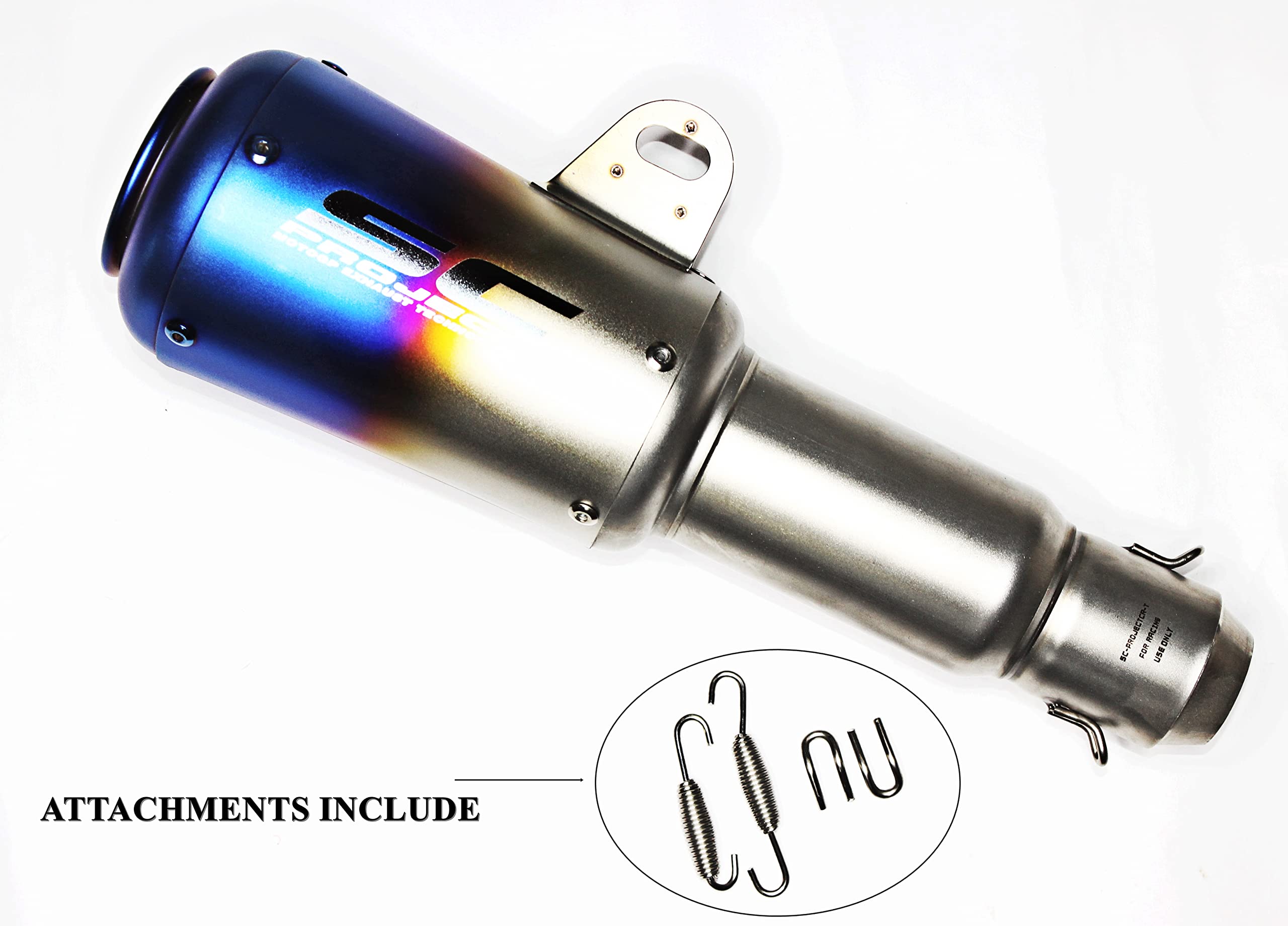 Mikanix Premium SC Project Universal Exhaust/Silencer Muffler Pipe for All Bikes/Motorcycle