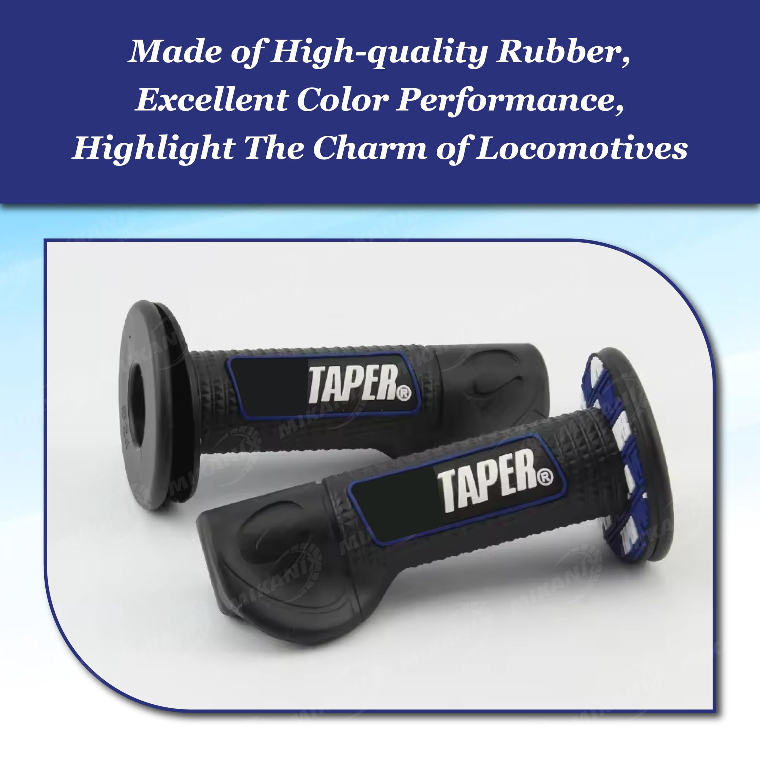 OBEROI'S TRADERS Universal Bike Handlebar Grip Cover with Palm Rest | Non-Slip Rubber Accelerator Grip for Motorcycles, Scooters, Scooty | Dotted Design for Better Control & Comfort