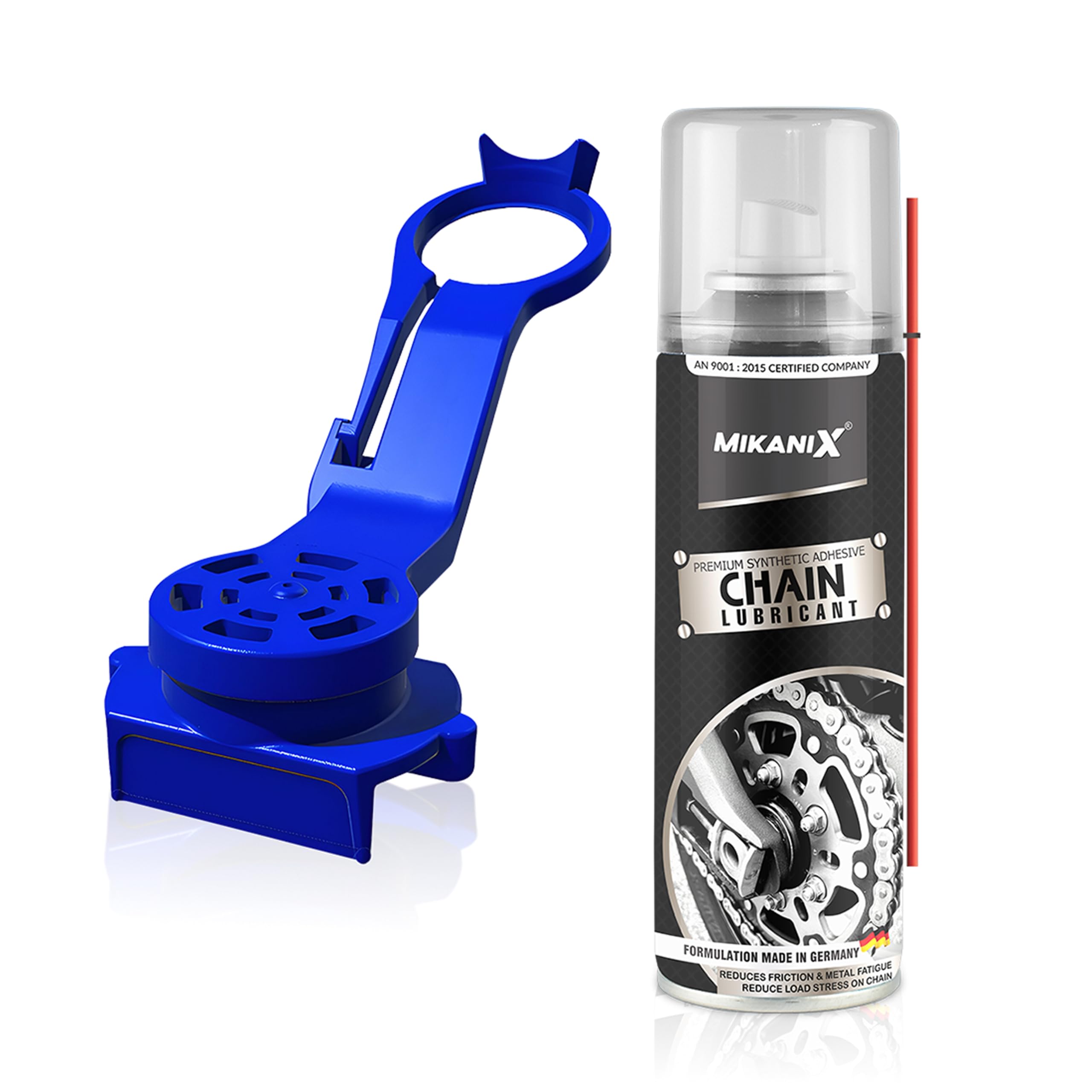 OBEROI'S TRADERS Combo Of Bike Chain Lube Degreaser Spray With Chain Oiler Nozzle Dispenser For Motorbike & Bicycle | Cleans | Shines & Protects Chain