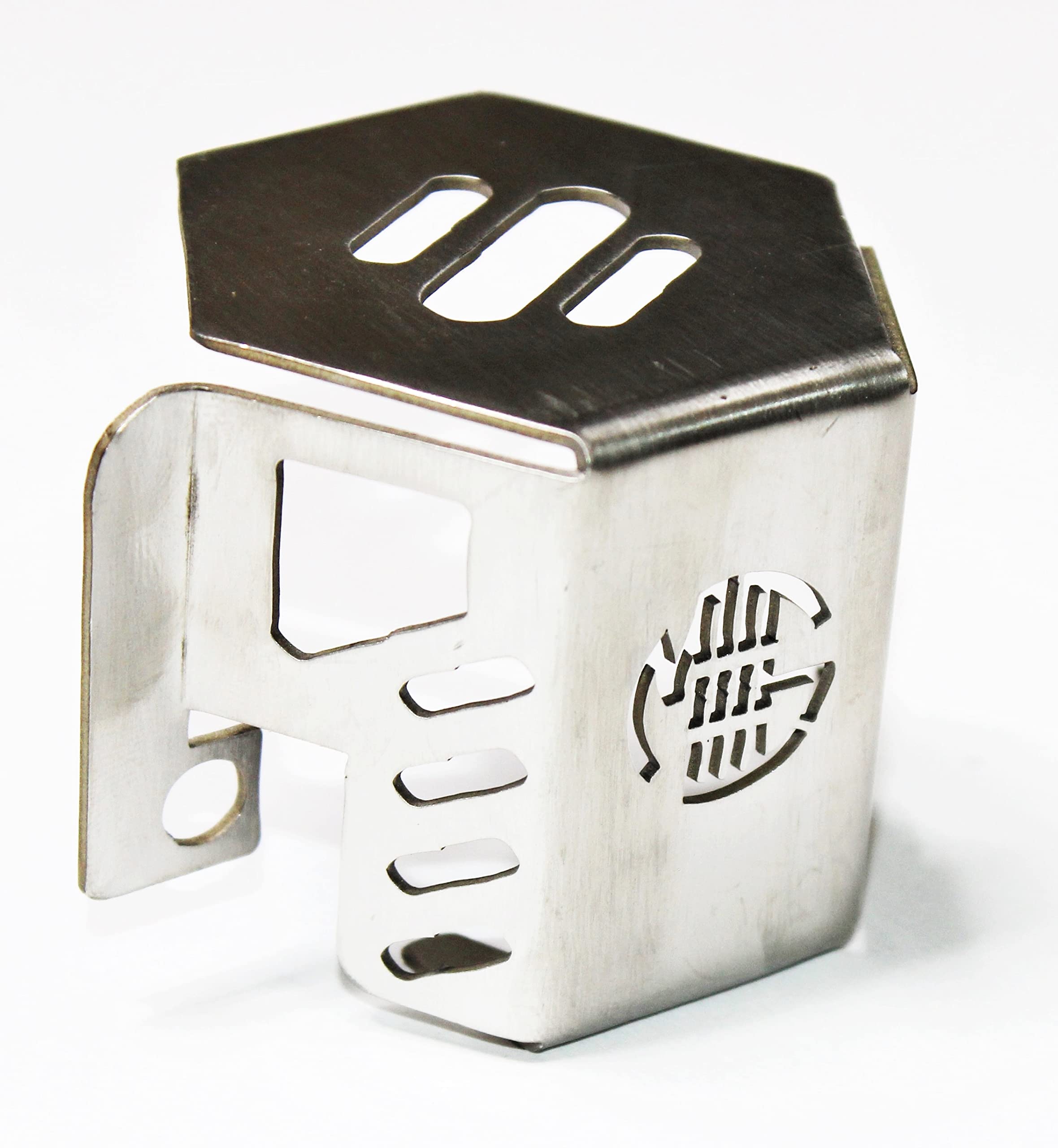 OBEROI'S TRADERS Stainless Steel Rear Brake Oil Container Guard Compatible for Royal Enfield Himalayan