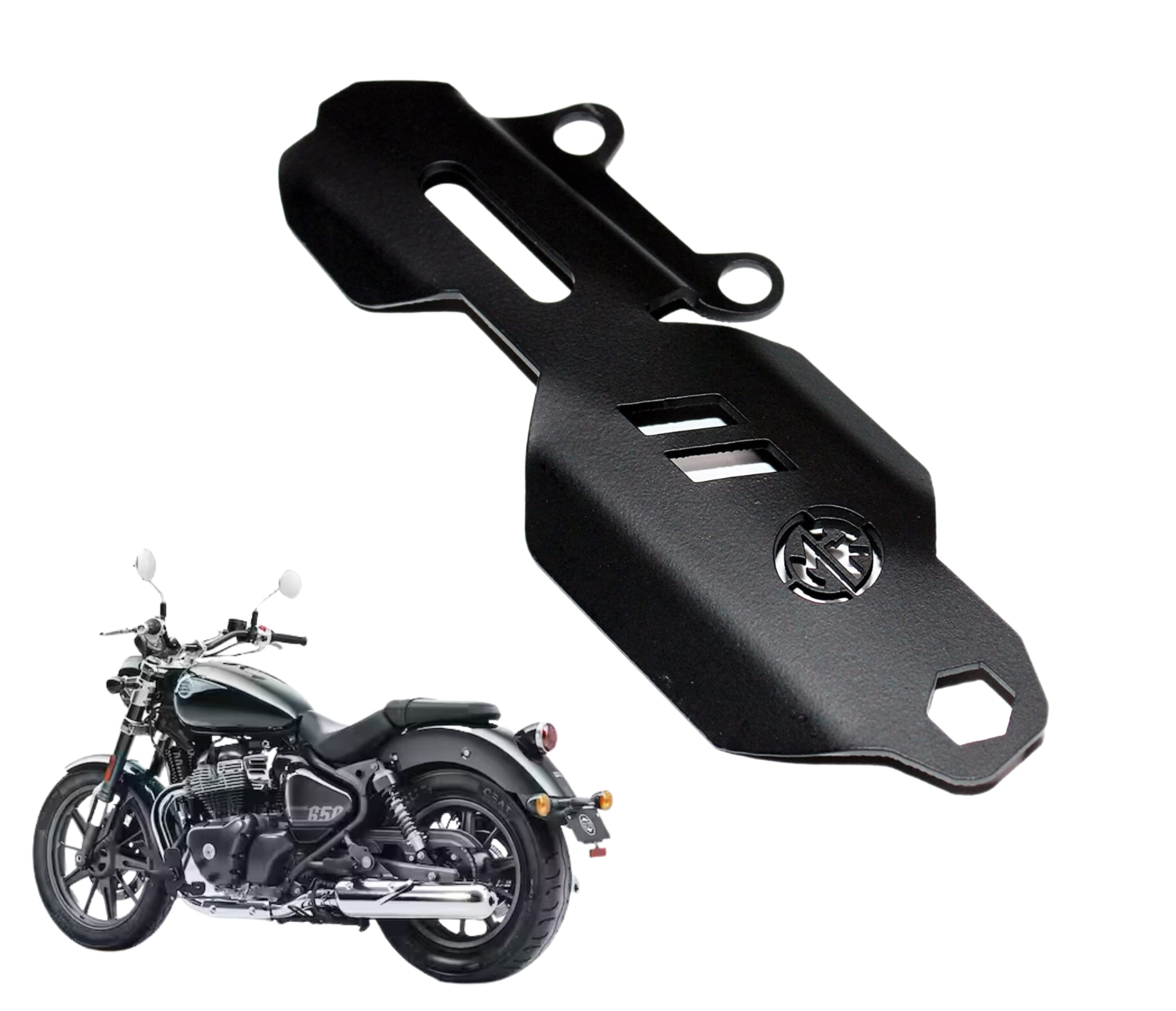 OBEROI'S TRADERS Rear Master Cylinder Guard Compatible with Royal Enfield Super Meteor 650