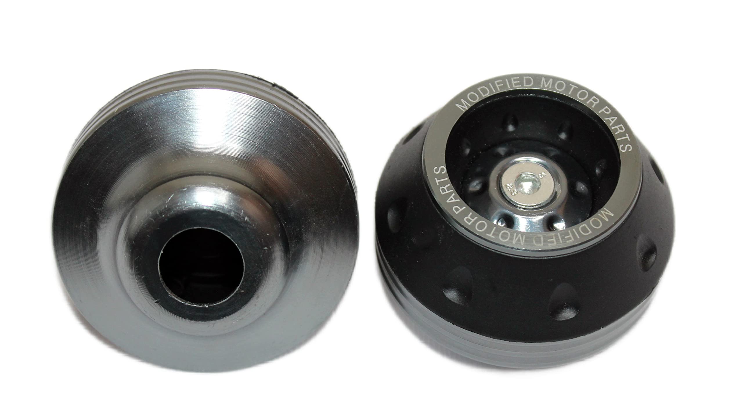 OBEROI'S TRADERS Universal Black Wheel Frame Sliders/Fork Sliders/Wheel Axle Protector Bike Crash Guard Protectors For All Bikes