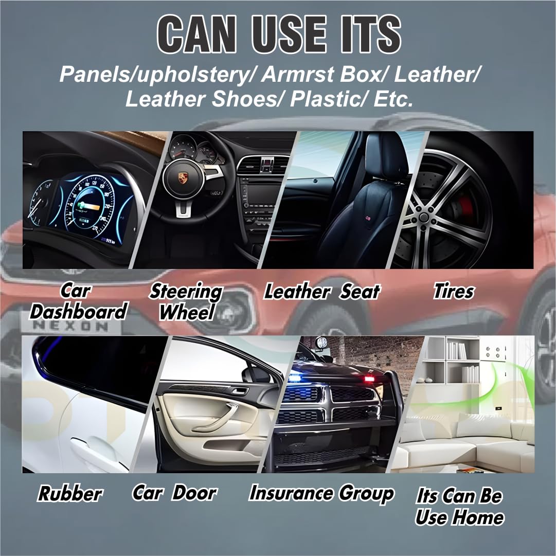 OBEROI'S TRADERS Multipurpose Foaming Car Interior & Exterior Foam Cleaner Spray + Dashboard Shiner | Home Appliances | Leather | Vehicle Interior Cleaner