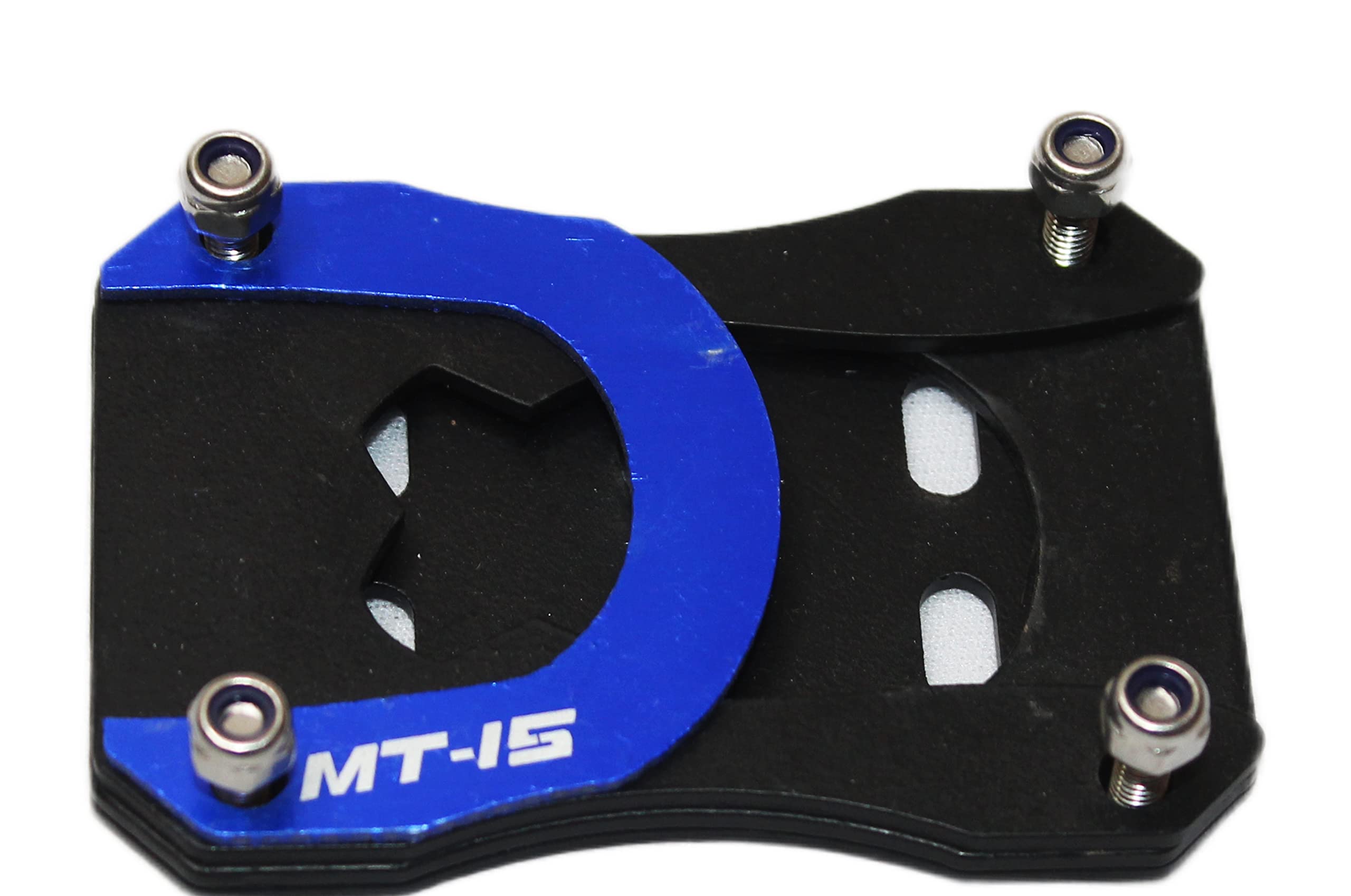 OBEROI'S TRADERS MT 15 Stainless Steel Side Stand Extender/Stand Pad Compatible for Yamaha MT 15 Bike