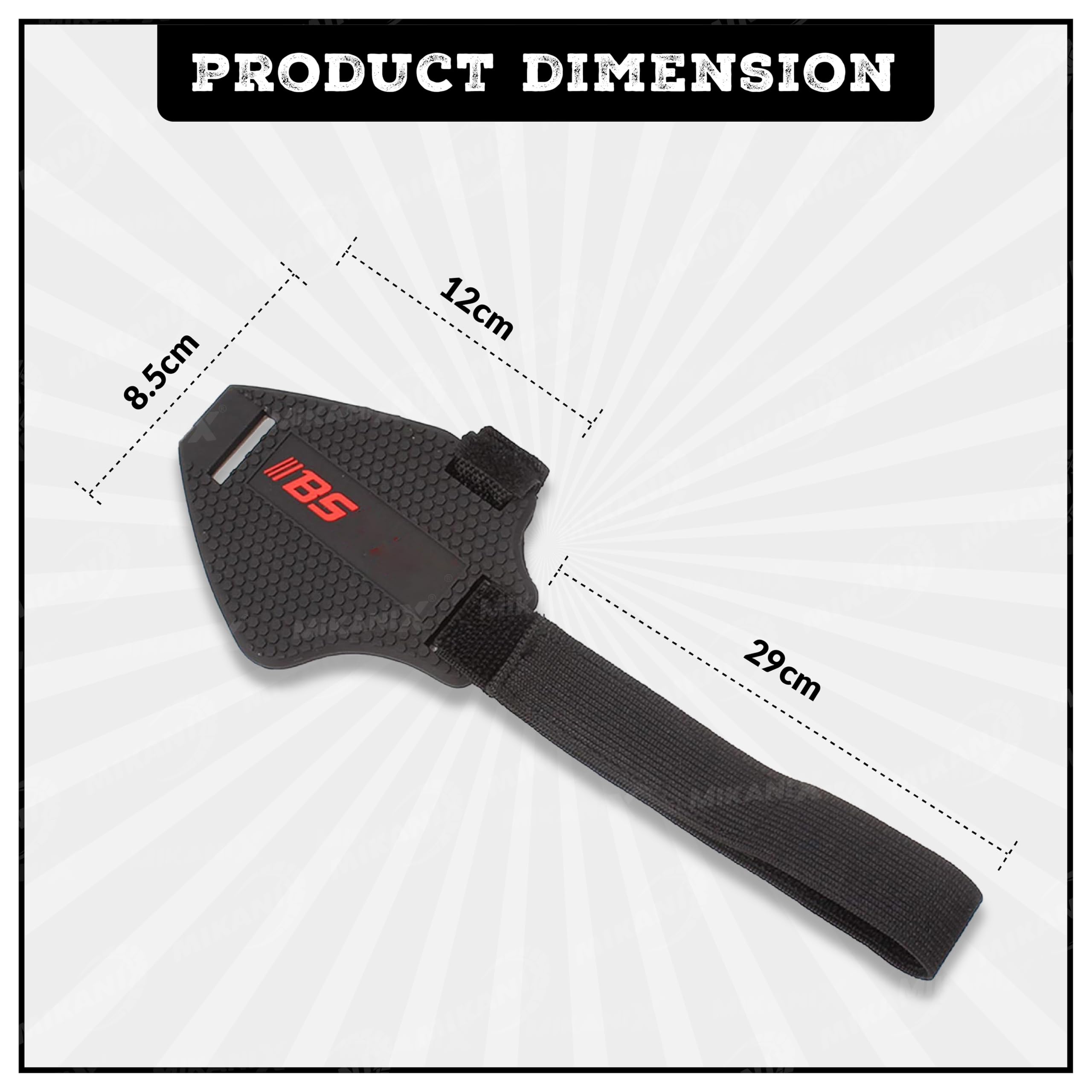 OBEROI'S TRADERS Bike Gear Shift Knob Cover with Gear Shifter Collar | Shoe Pad Protector for Universal for All Motorcycle