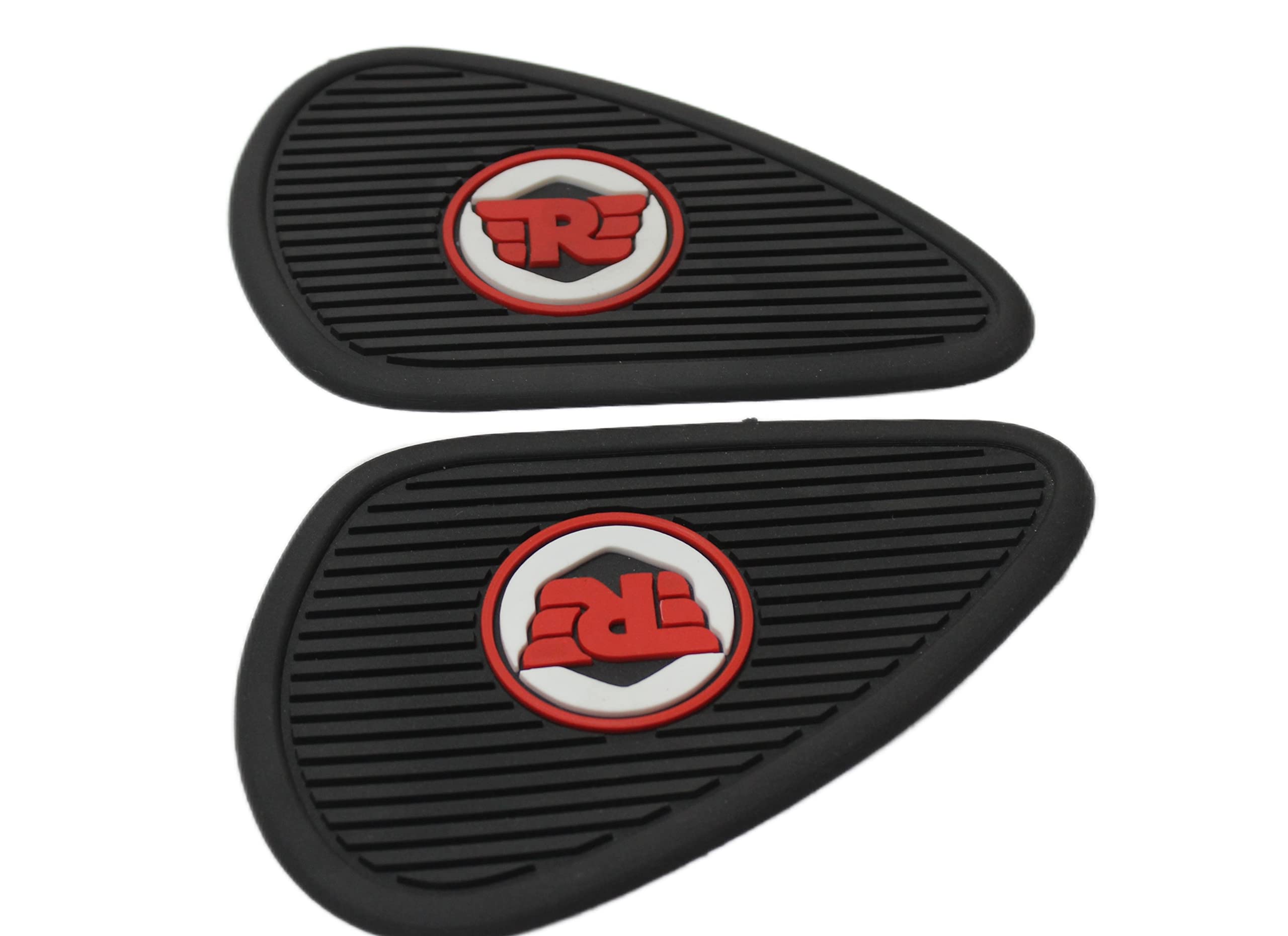 MIKANIX Universal Bullet Bike Anti Slip Silicone Tank Pad/Thai Pad Waterproof Sticker for Royal Enfield All Models