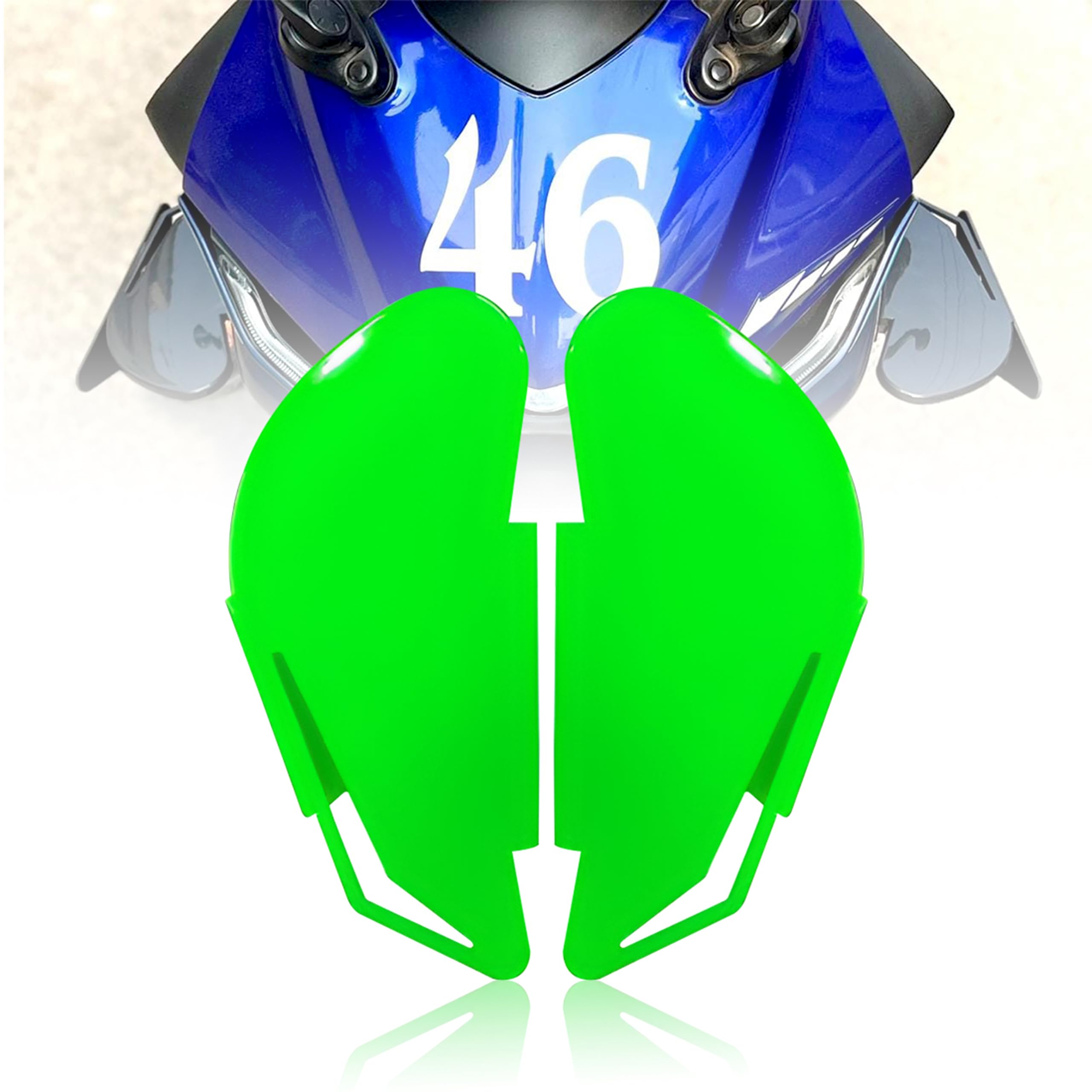 MIKANIX R15 V3 / V4, Ninja, CBR, RR310, KTM RC Bike Side Wings/Winglet Pro Canard Bike Fairing Kit (Pack of 2)