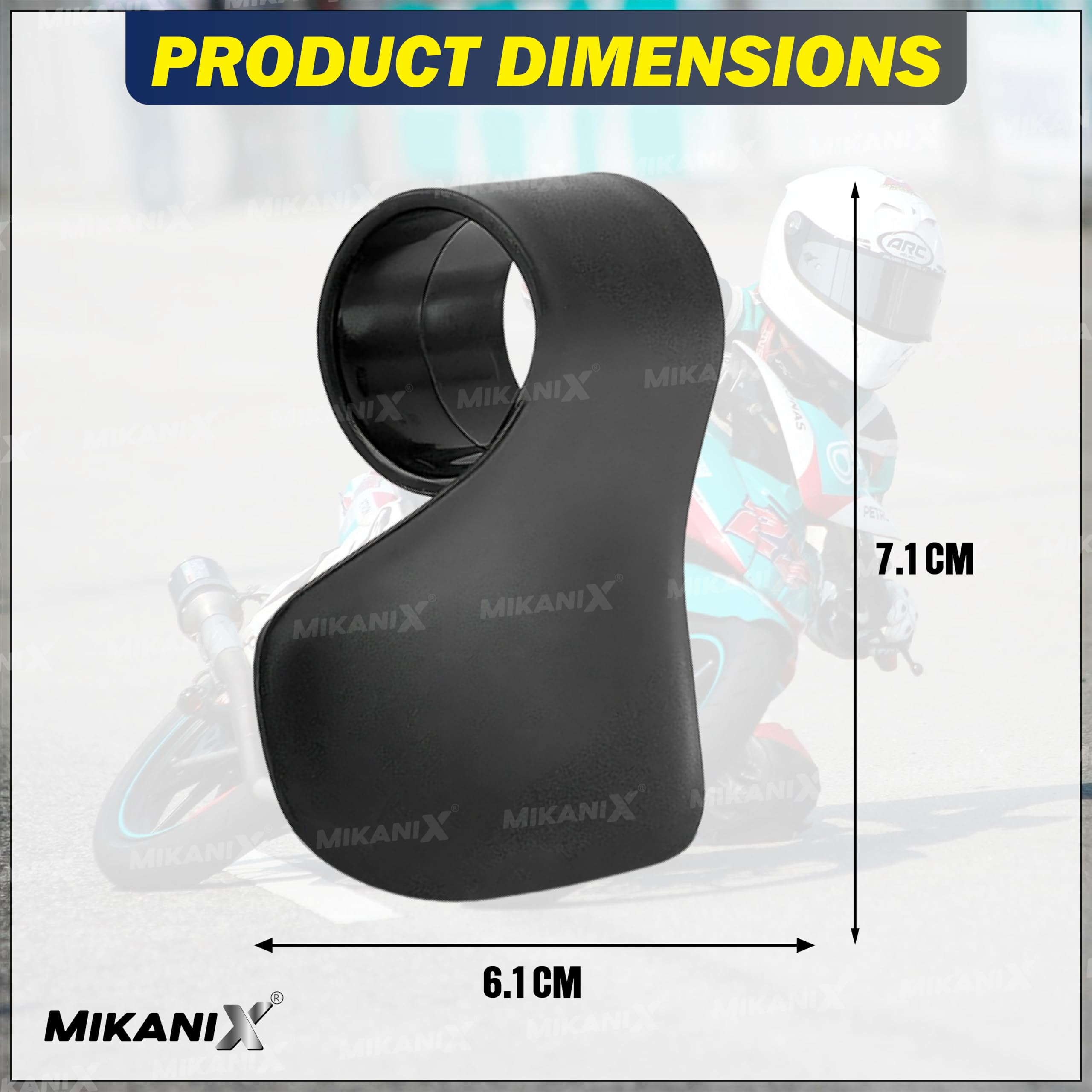 OBEROI'S TRADERS Universal Palm Rest Throttle Cruise Accelerator Assist Hand Rest Control Handle Bar Grip for Universal for Bike, Car & Scooties