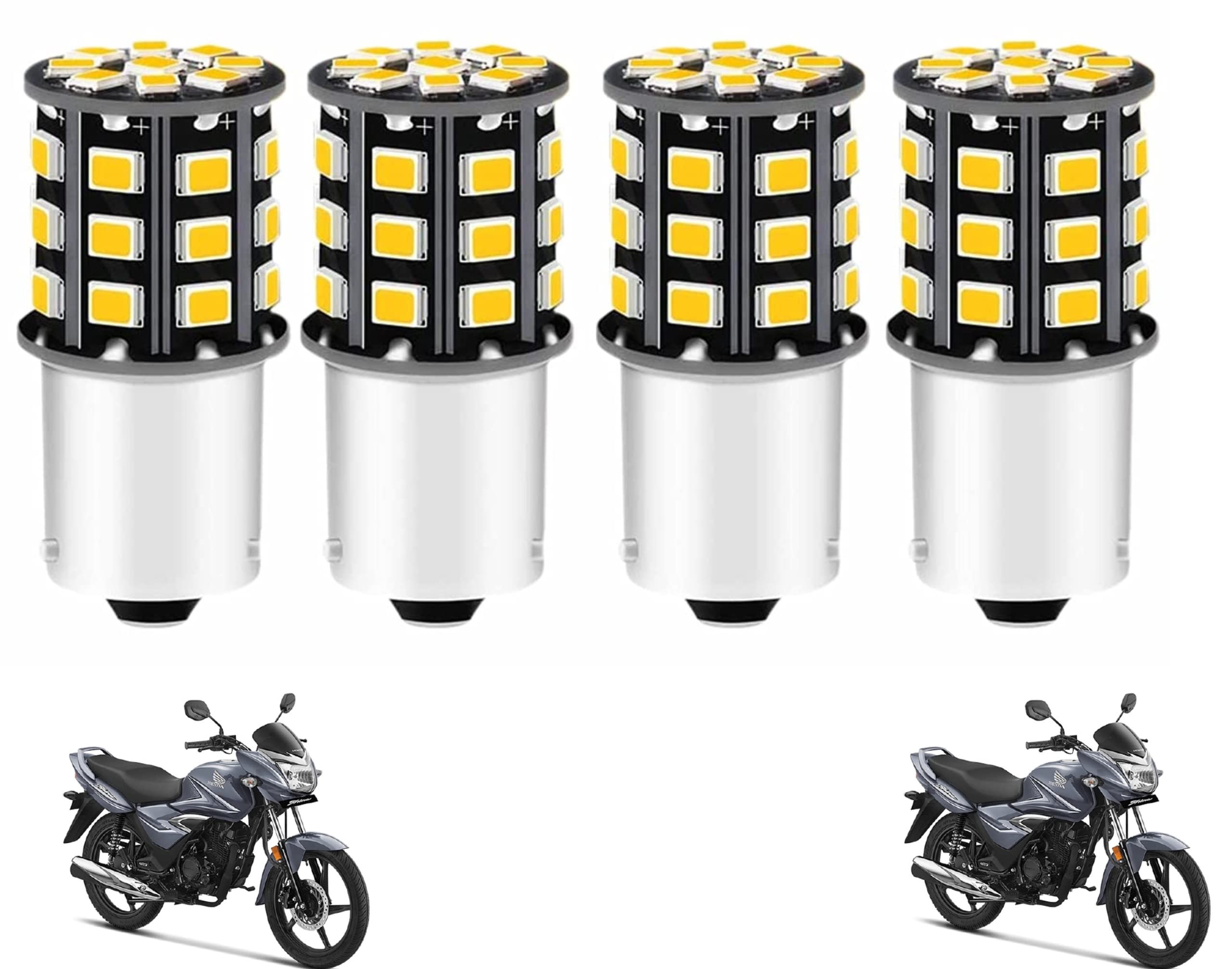 MIKANIX Super Bright 360° Reflecting LED Indicator Light Bulbs Set Of 4