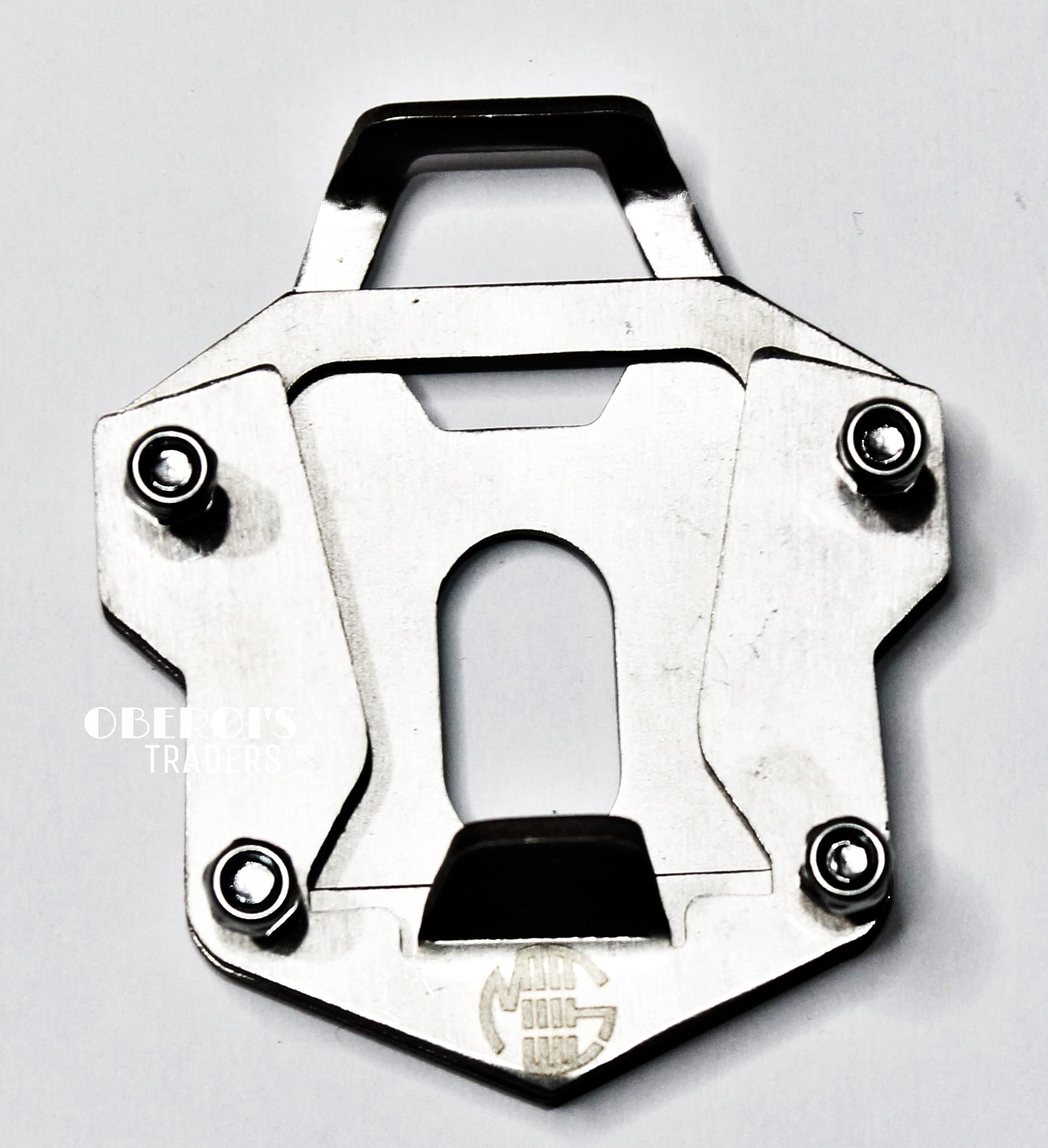 OBEROI'S Traders Premium Stainless Steel Side Stand Extender Base with/for Royal Enfield Himalayan.