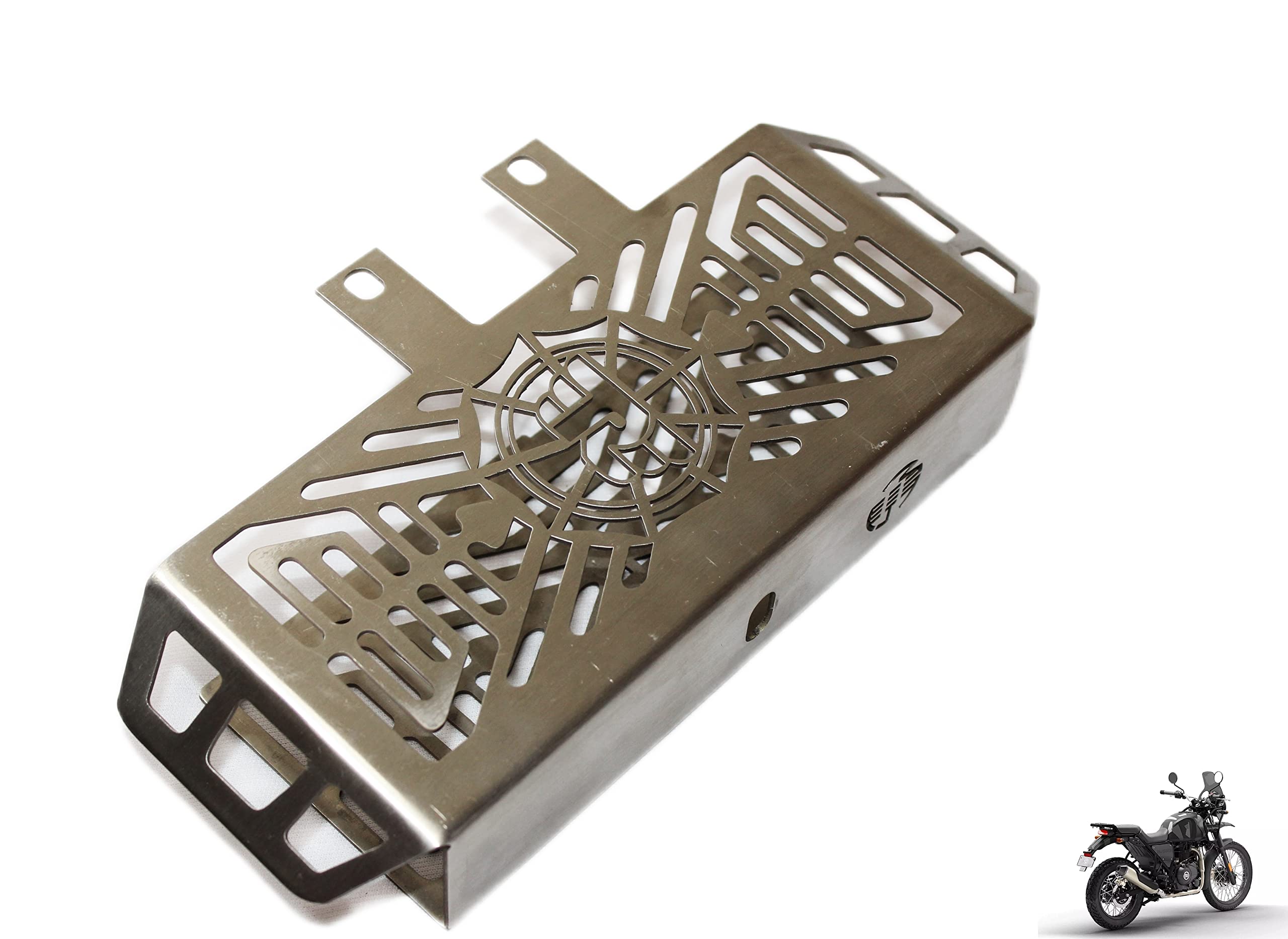 MIKANIX Himalayan Stainless Steel Radiator Guard Protector Grill/Cover for Royal Enfield Himalayan Bike