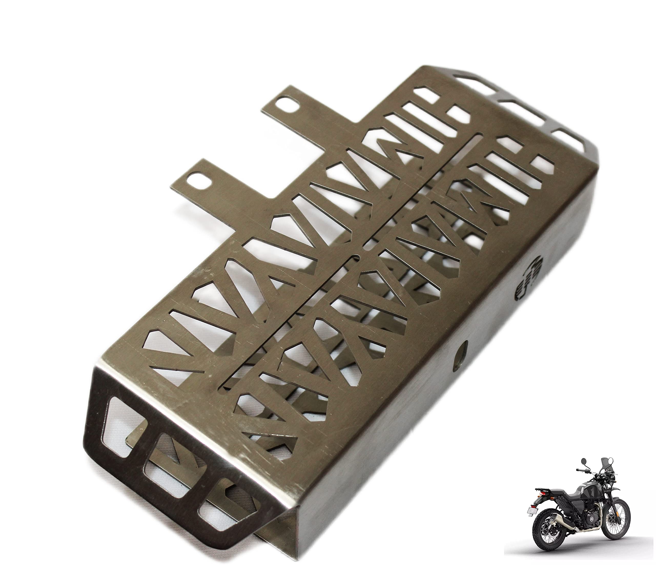 MIKANIX Himalayan Stainless Steel Radiator Guard Protector Grill/Cover for Royal Enfield Himalayan Bike