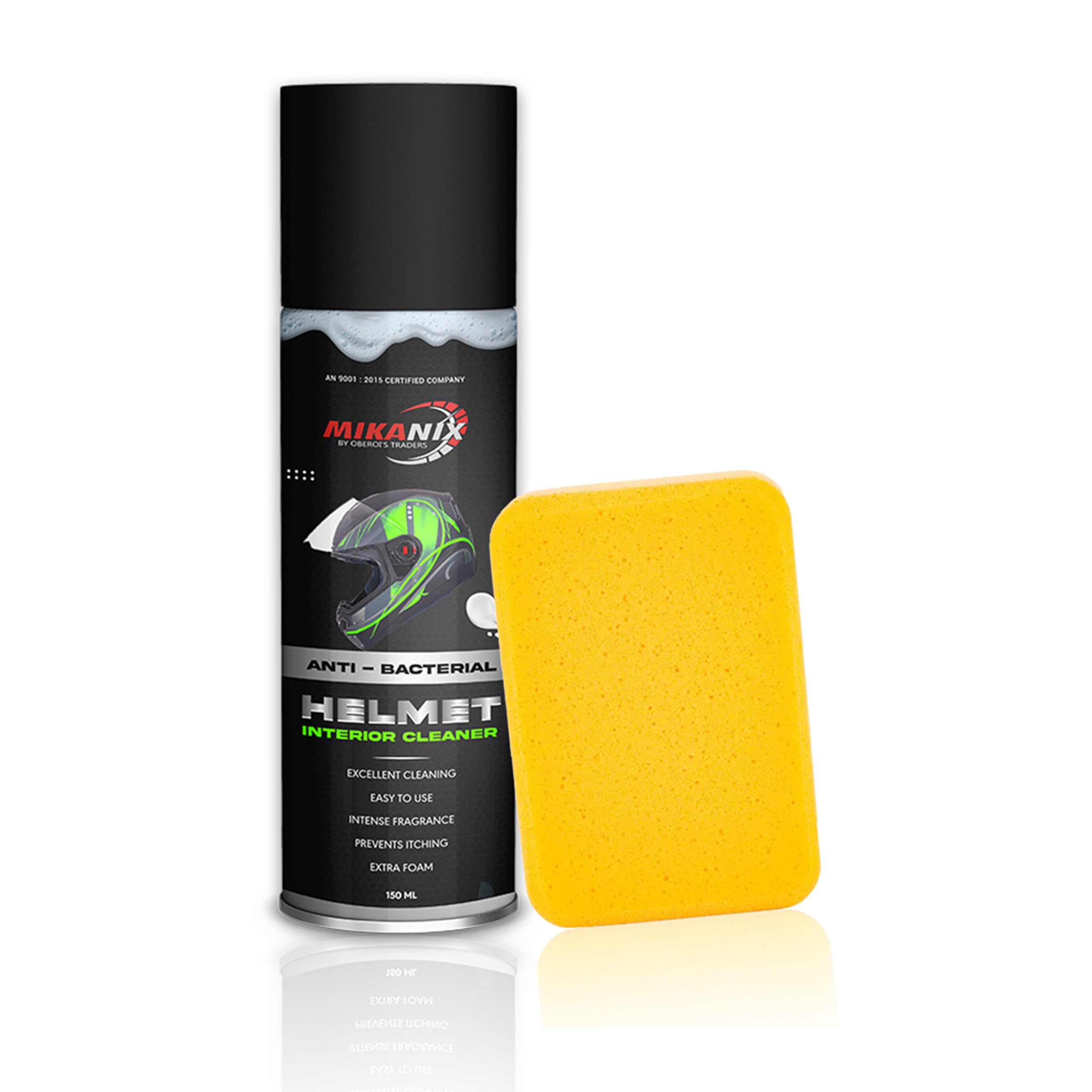 OBEROI'S TRADERS Helmet Foam Cleaner | Anti Bacterial/Anti Fungal Spray For Helmet Interior & Exterior Cleaning