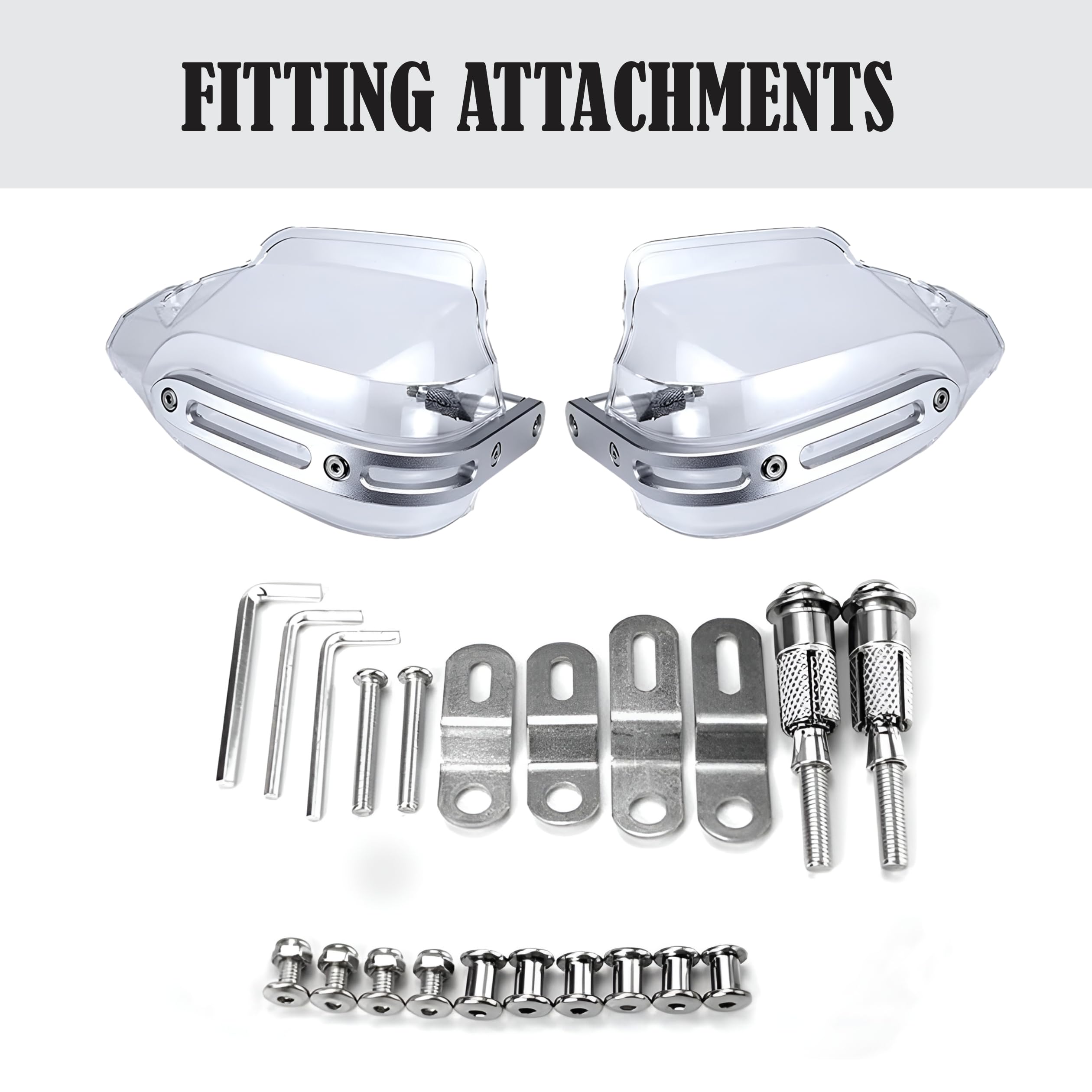 OBEROI'S TRADERS Universal Hand Guard Brake/Clutch Lever Guard Protector/Wind Deflector for All Bikes