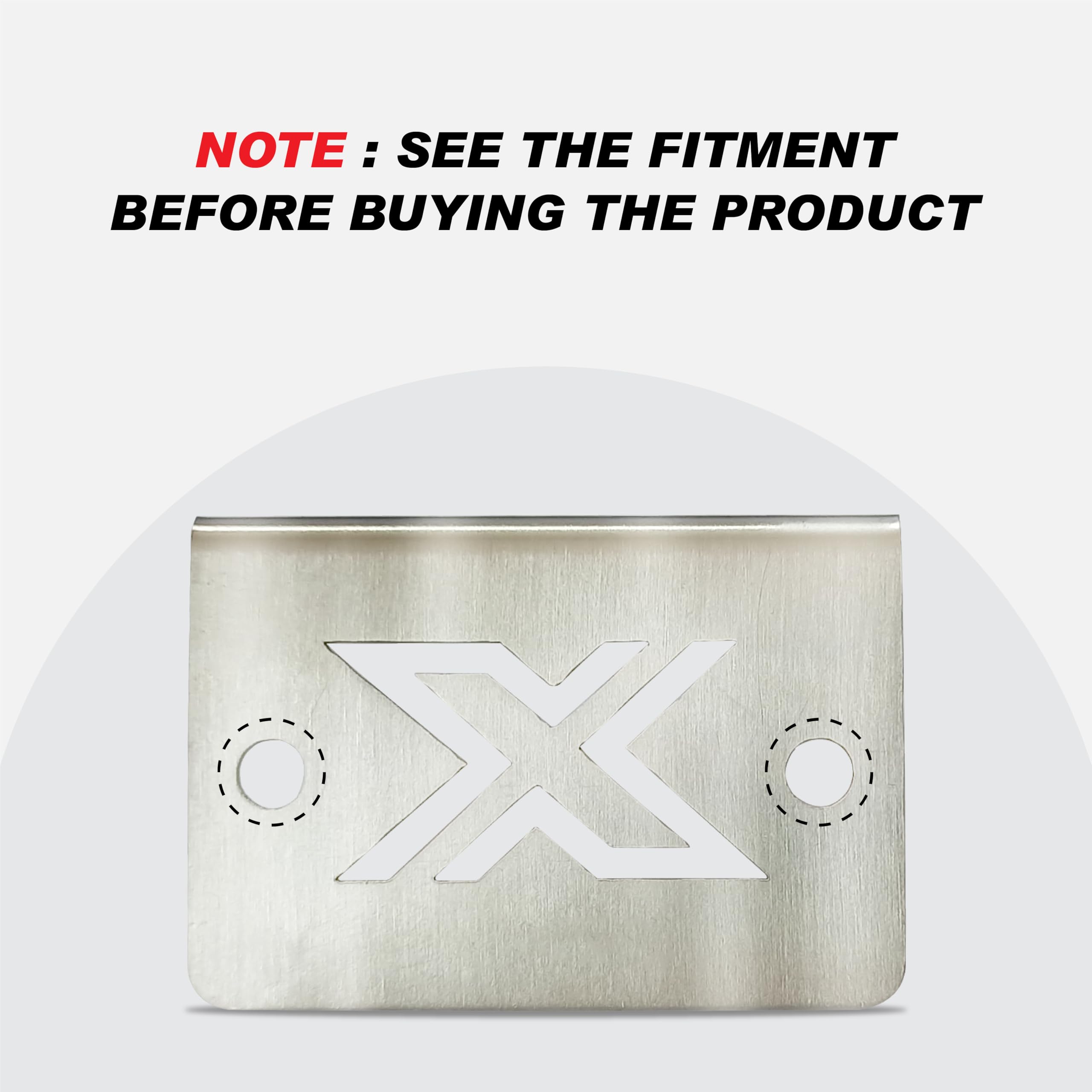 MIKANIX Xpulse 200 Bike Stainless Steel Front Disc Brake Fluid Reservoir Oil Cap Cover Protector Bike Crash Guard