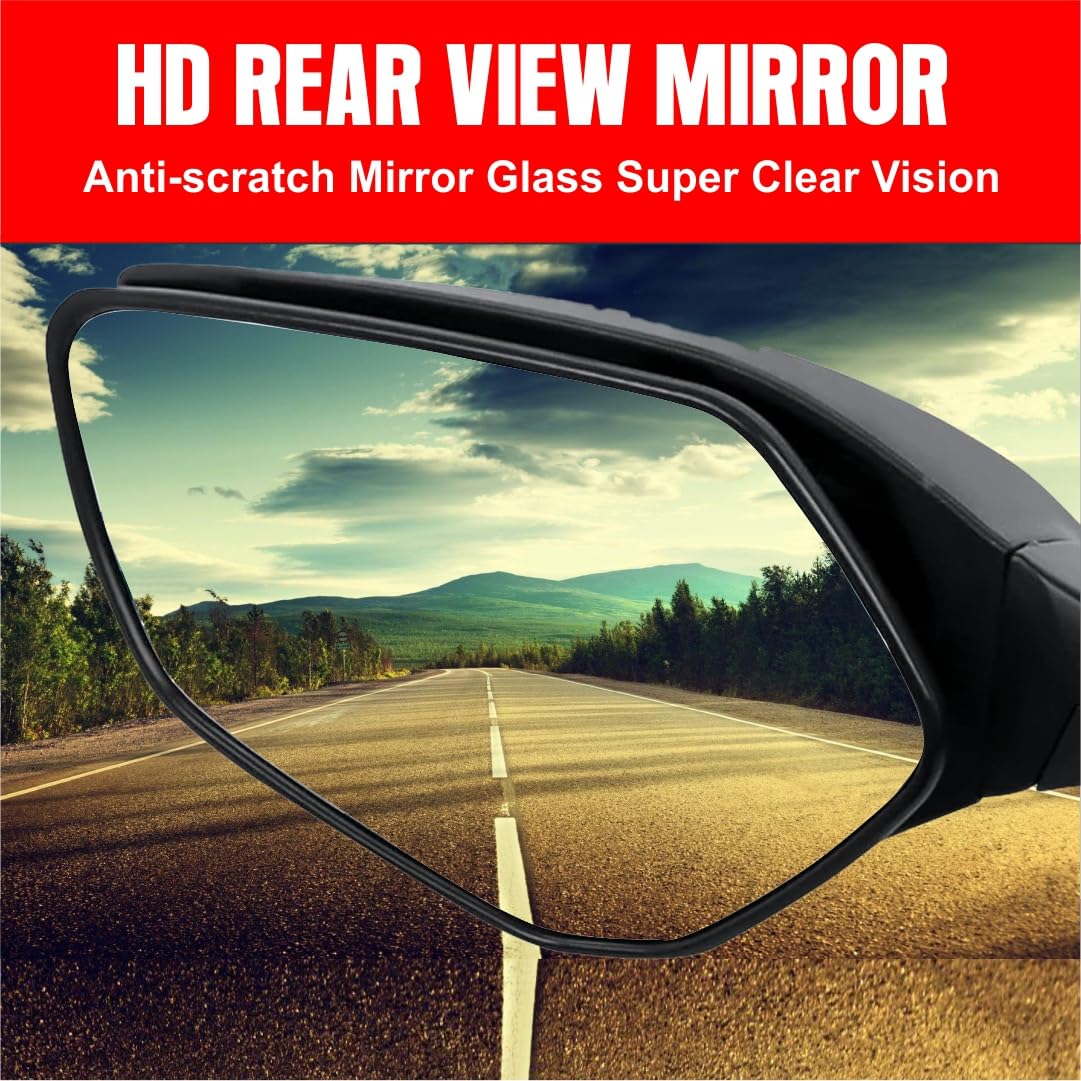 MIKANIX R15 V3, V4 & M Bike Adjustable Rear View Side Mirror with Turn Signal Led Indicator for All Fairing Bikes