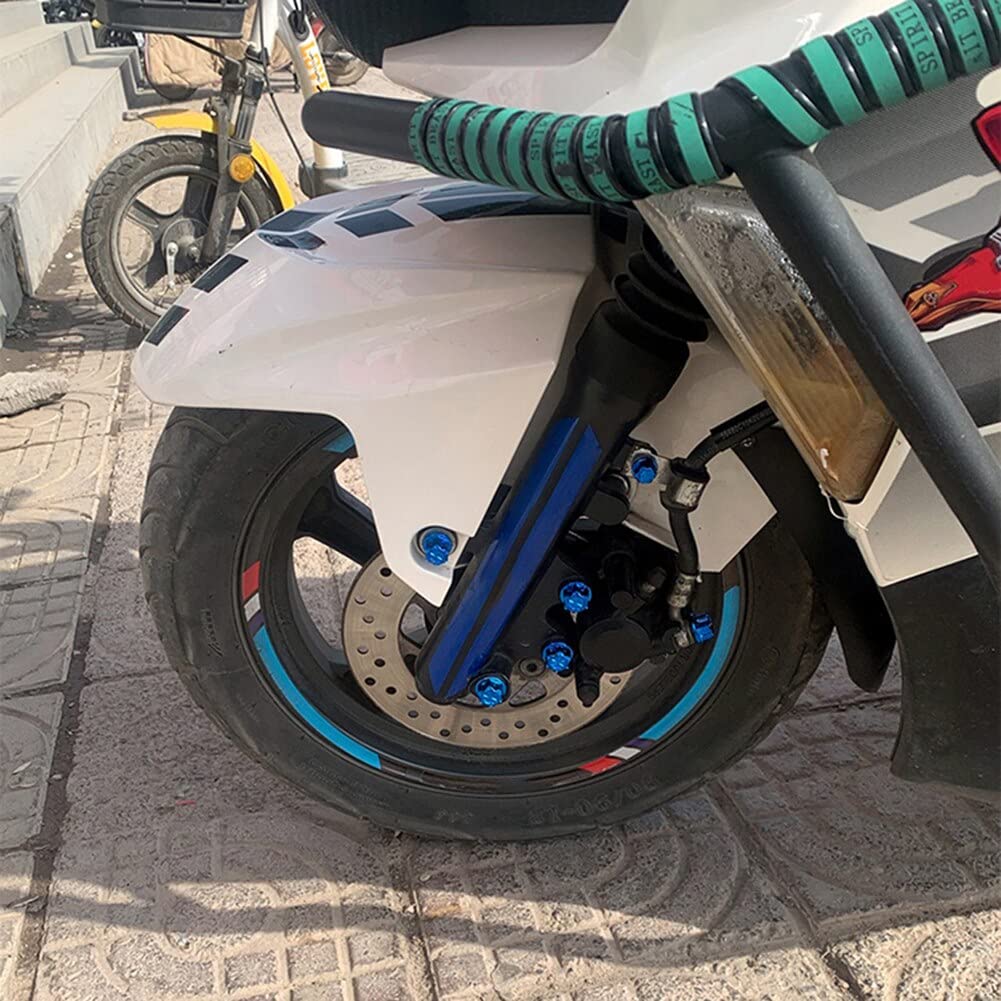 OBEROI'S TRADERS 30 Pcs, Bike Screw Cap, Nut Bolt Cap Cover Protector Fairing Kit for All Motorcycle