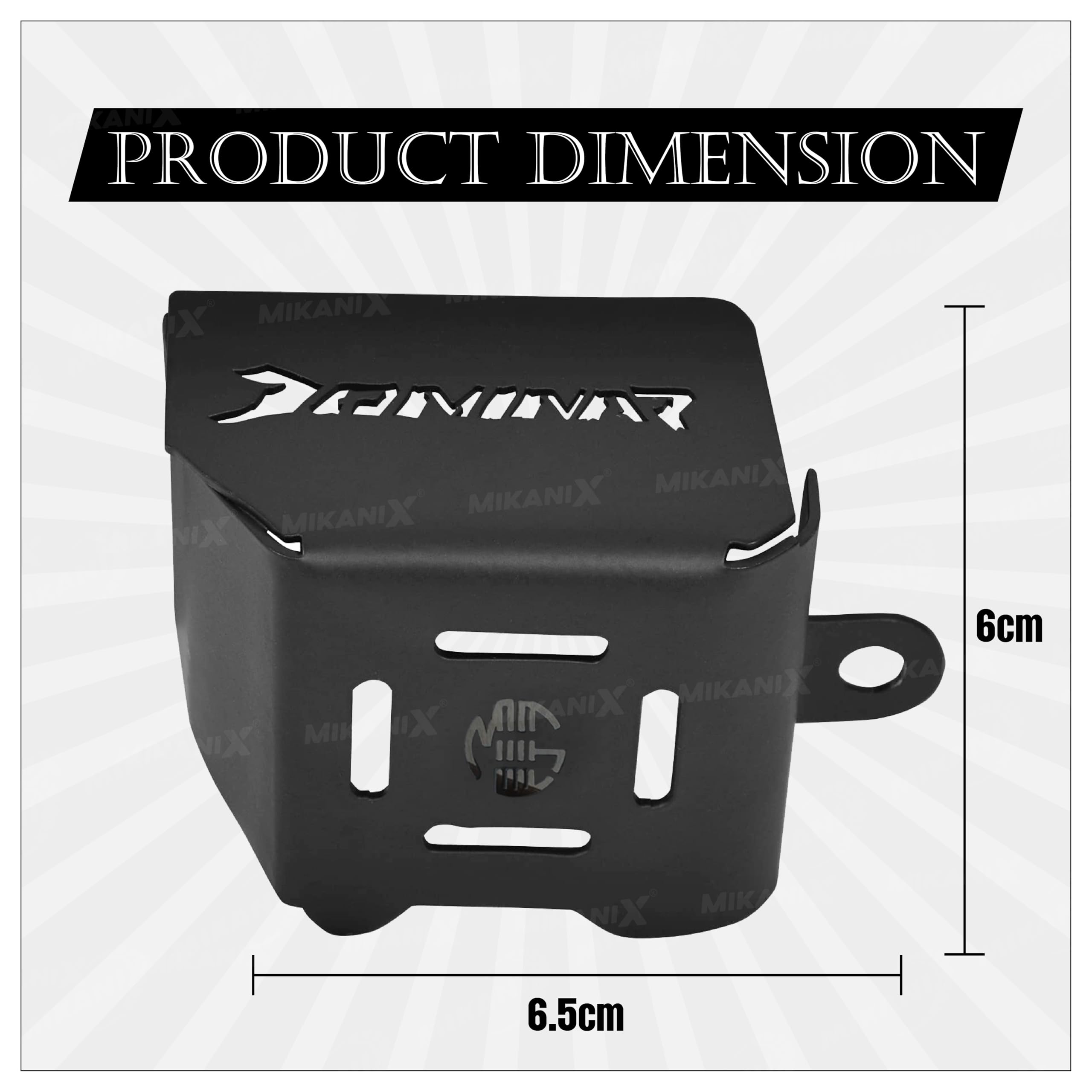 OBEROI'S TRADERS Rear Brake Oil Container Guard | Fluid Reservoir Cap Compatible With Bajaj Dominar 250/400