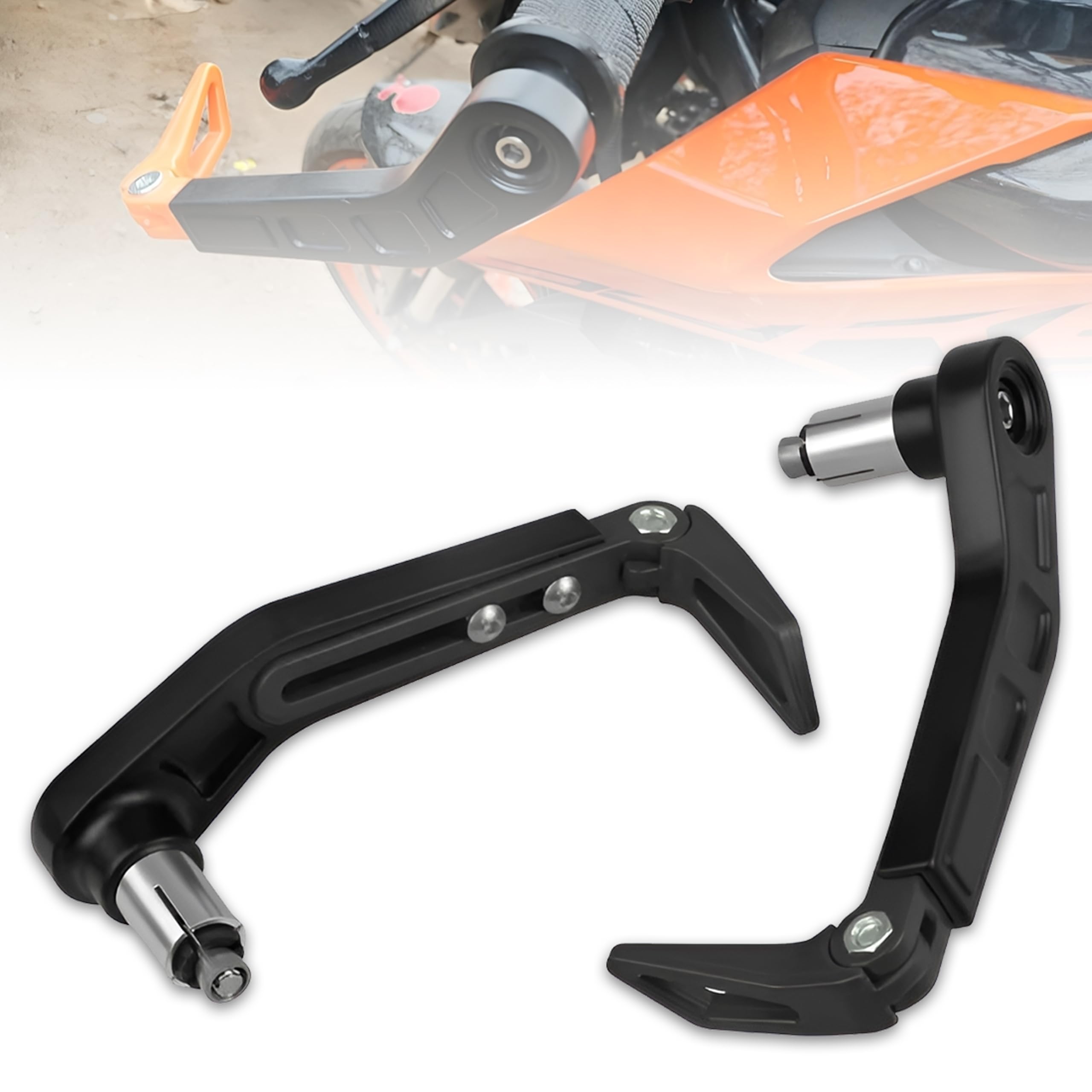 OBEROI'S TRADERS Universal Adjustable Handlebar Brake Folding Clutch Lever Guard Protectors Compatible with All Bikes