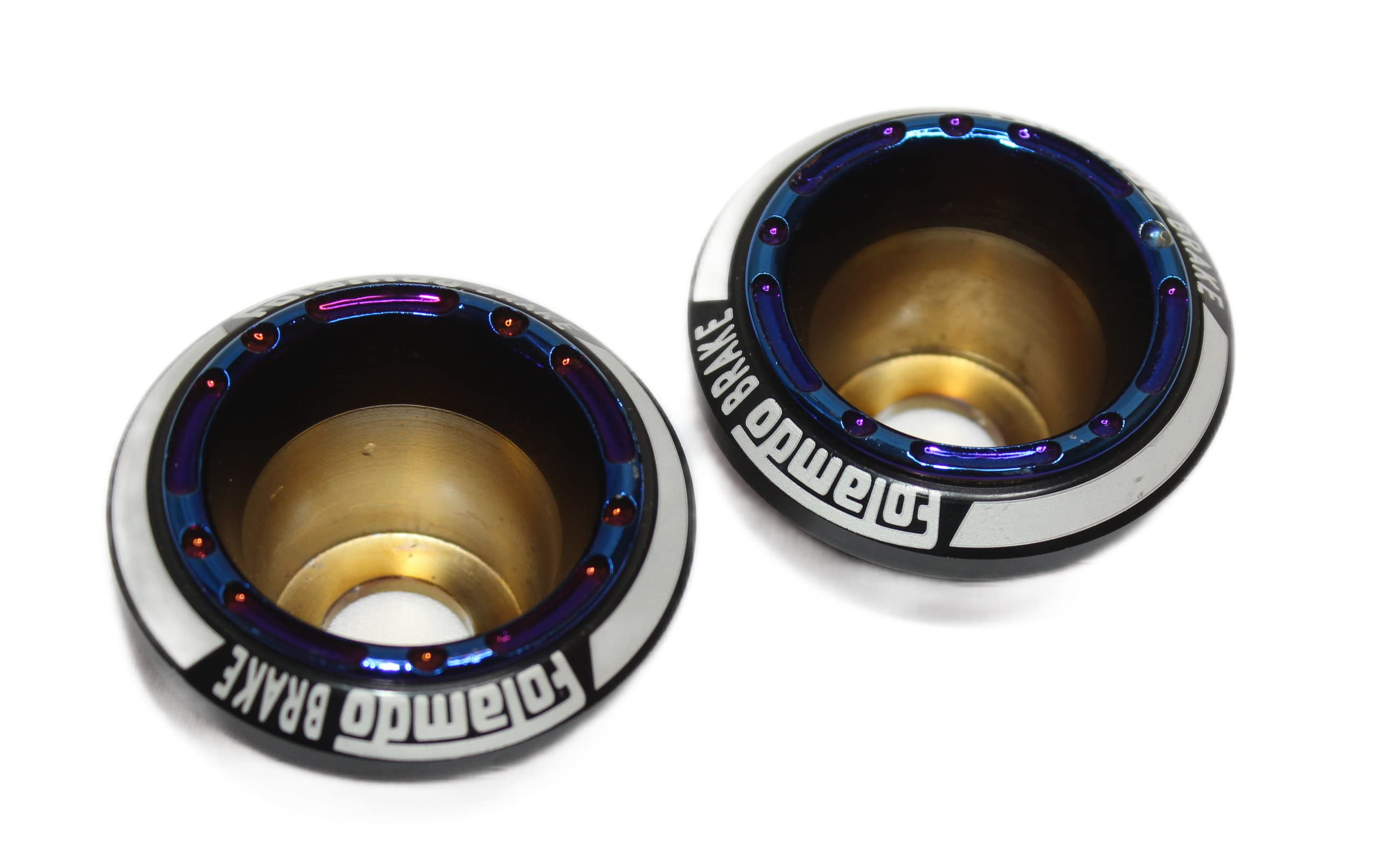 OBEROI'S TRADERS Universal Wheel Frame Sliders/Fork Sliders/Wheel Axle Protector Bike Crash Guard Protectors For All Bikes