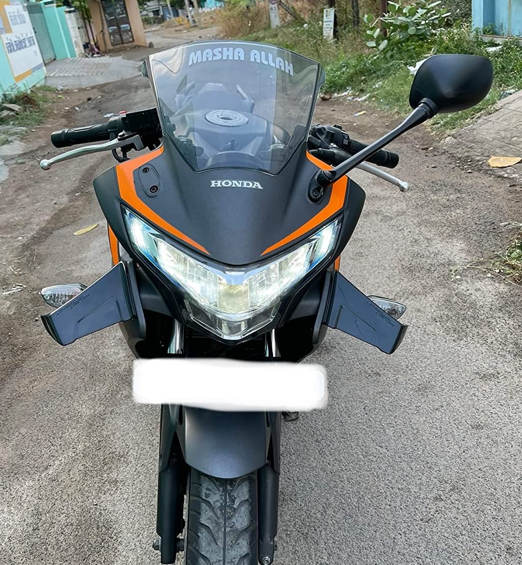 MIKANIX Universal Motorcycle Side PRO Canard Winglet | Fairing Wing Kit | Wind Deflector