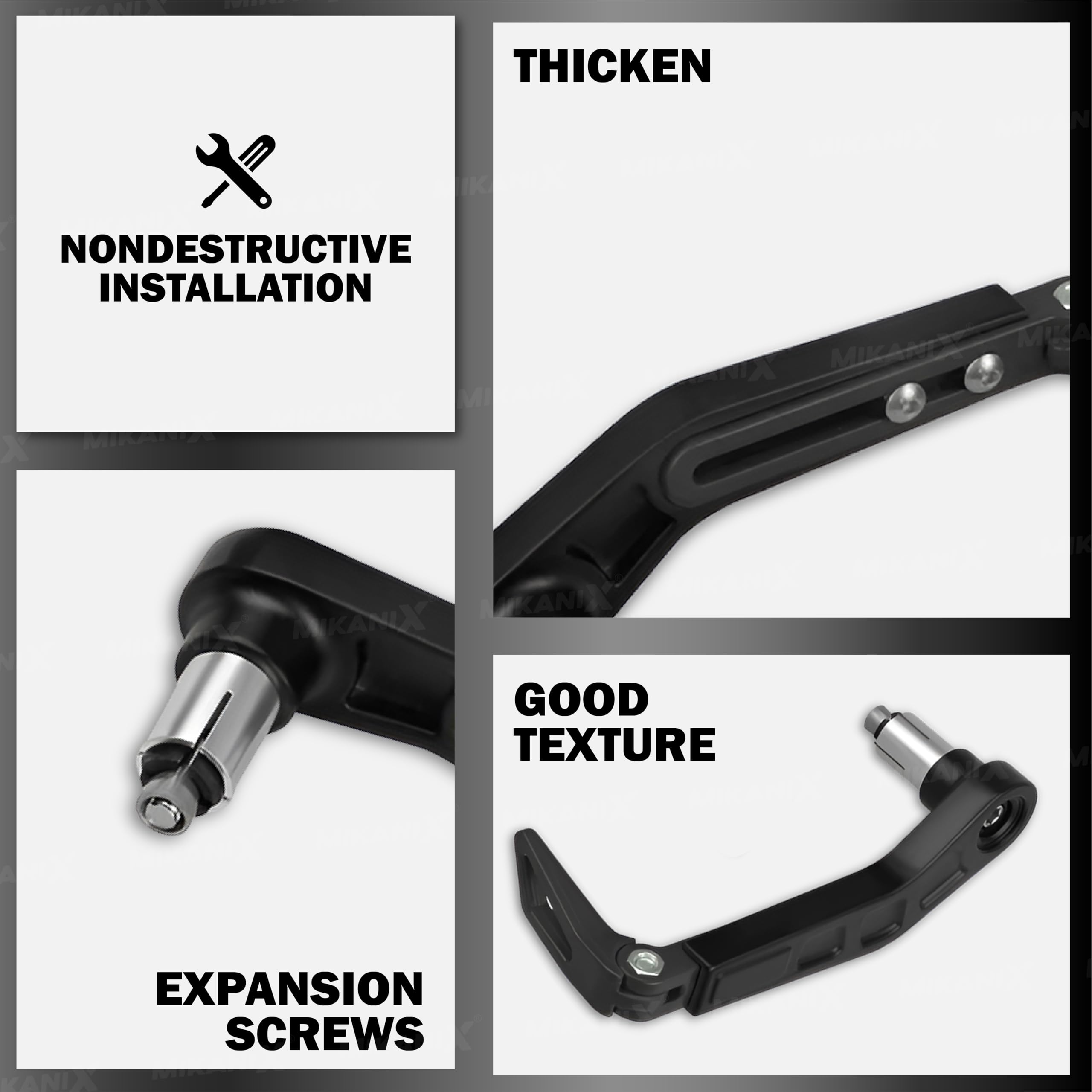 OBEROI'S TRADERS Universal Adjustable Handlebar Brake Folding Clutch Lever Guard Protectors Compatible with All Bikes