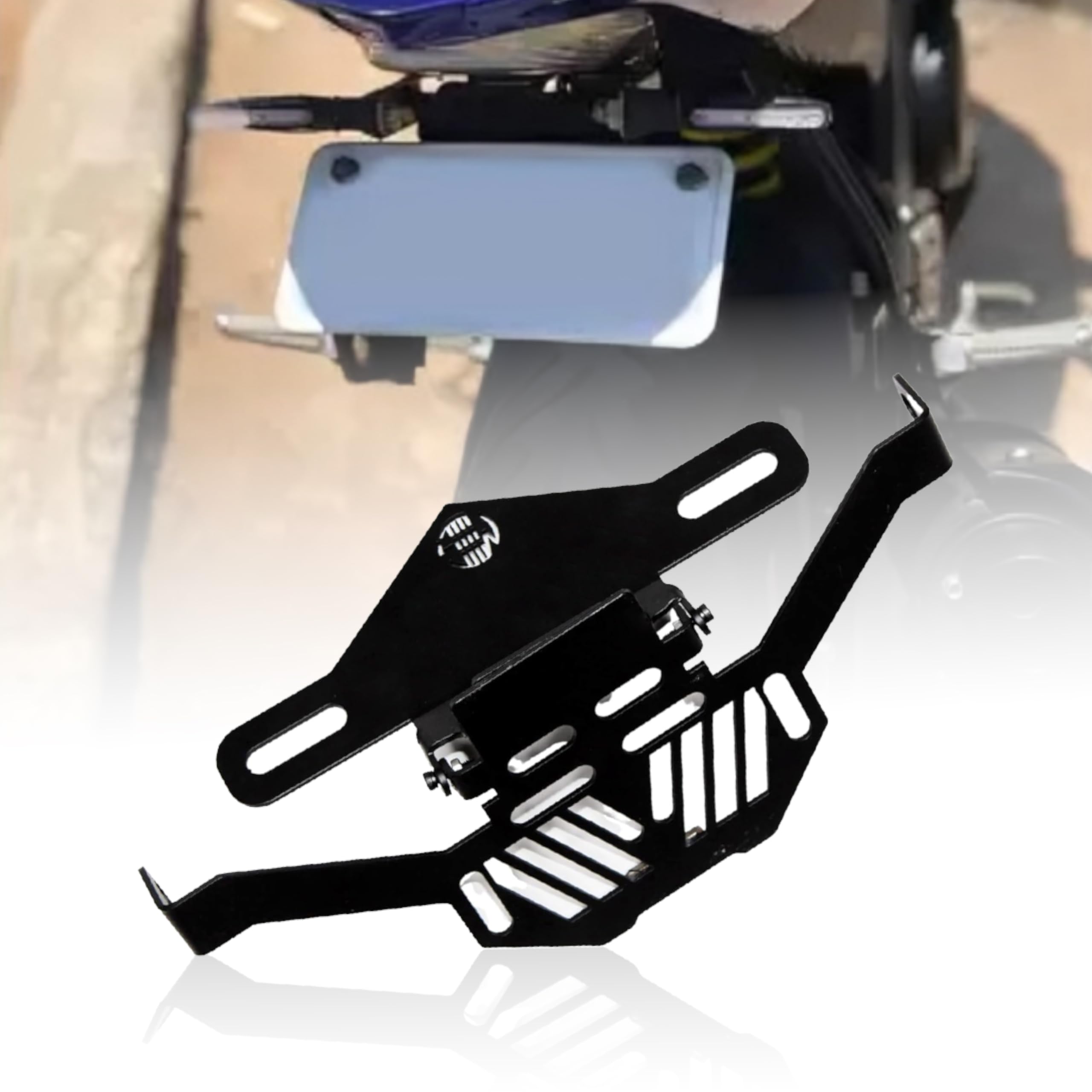 OBEROI'S TRADERS Premium Magnetic Foldable Tail Tidy Number Plate Holder for R15 V4 and R15M