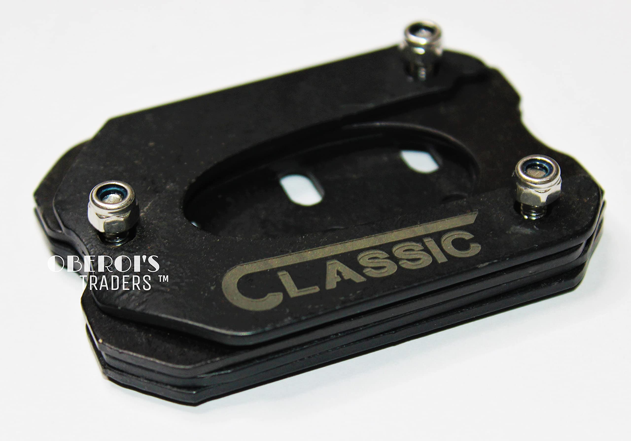 OBEROI'S TRADERS Premium MS Side Stand Extender for Royal Enfield Classic 350 Be Re Born Next Gen