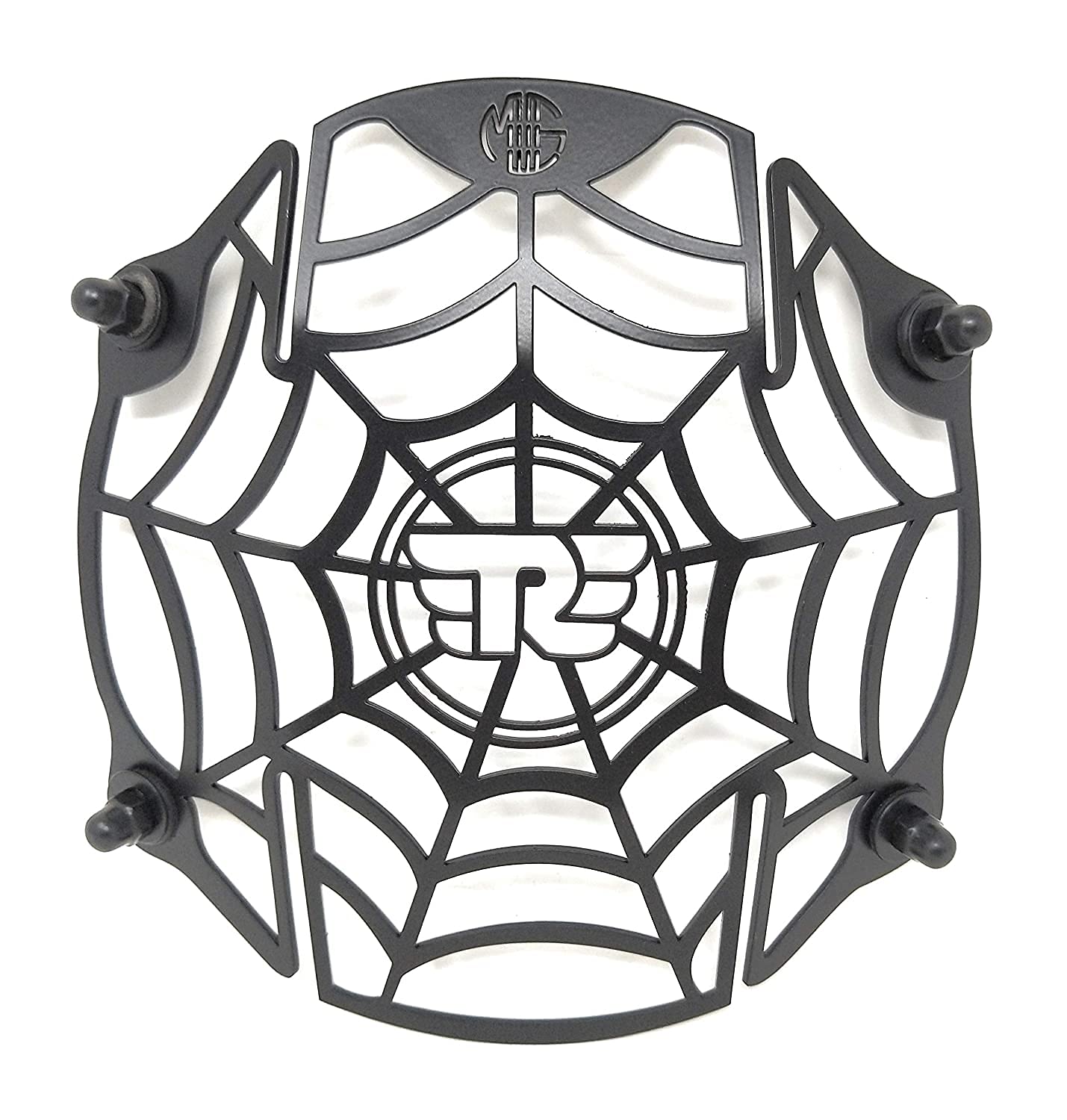 MIKANIX Stainless Steel Bike/Motorcycle Headlight Grill/Headlight Guard Protector Cover Compatible for Royal Enfield Meteor 350