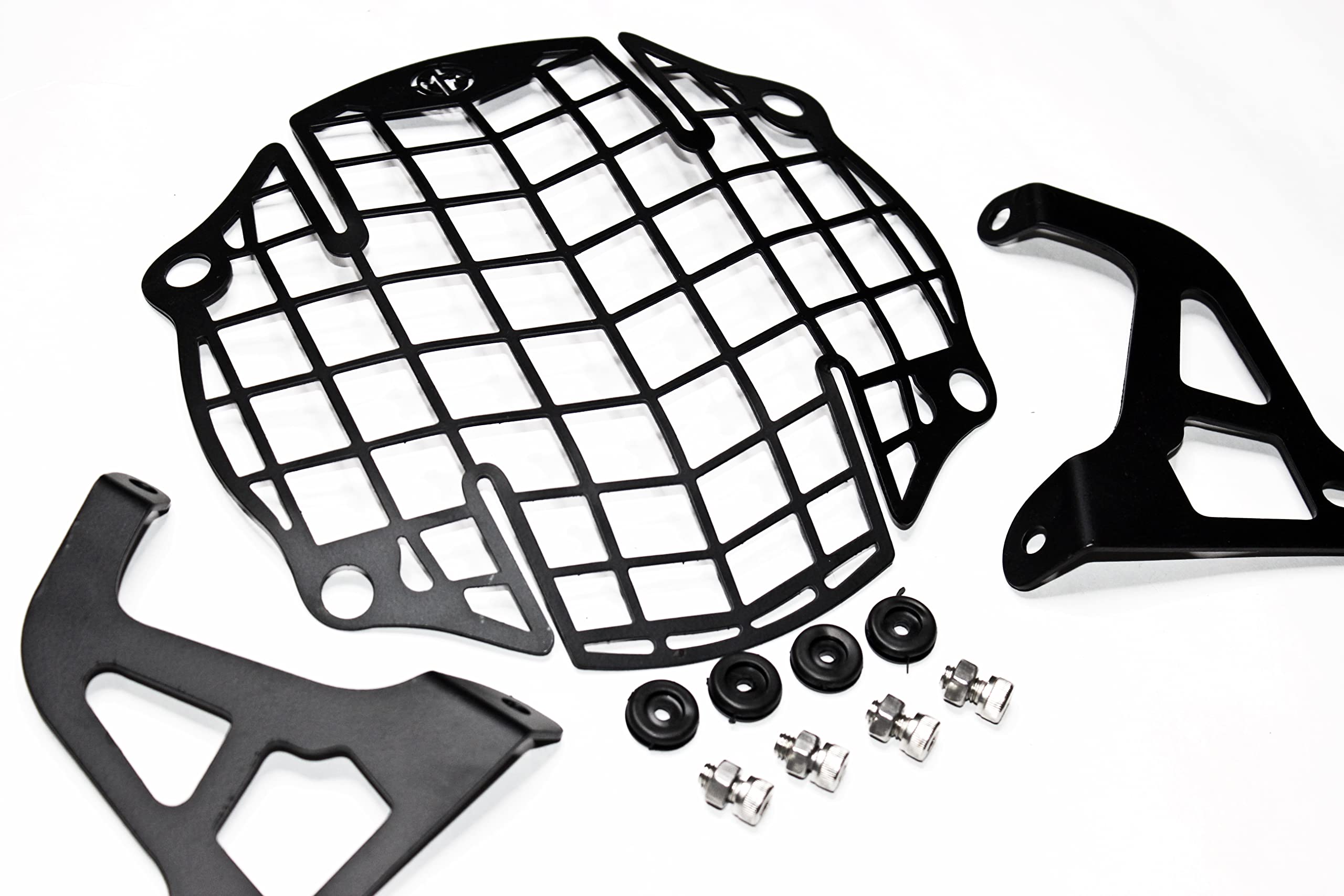 MIKANIX Premium Matt Black Headlight Grill Compatible With Royal Enfield Himalayan