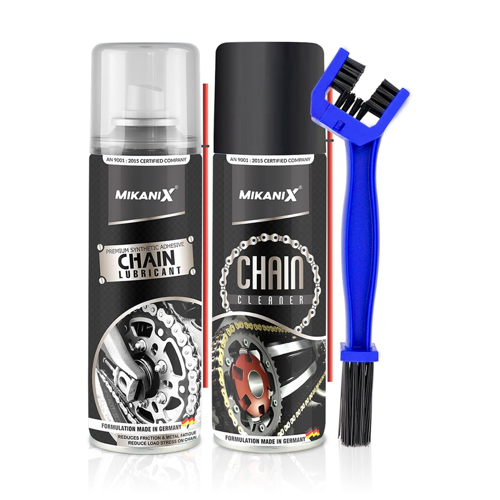 OBEROI'S TRADERS Bike Chain Lubricant & Chain Cleaner Spray With Cleaning Brush For Motorcycle and Bicycle