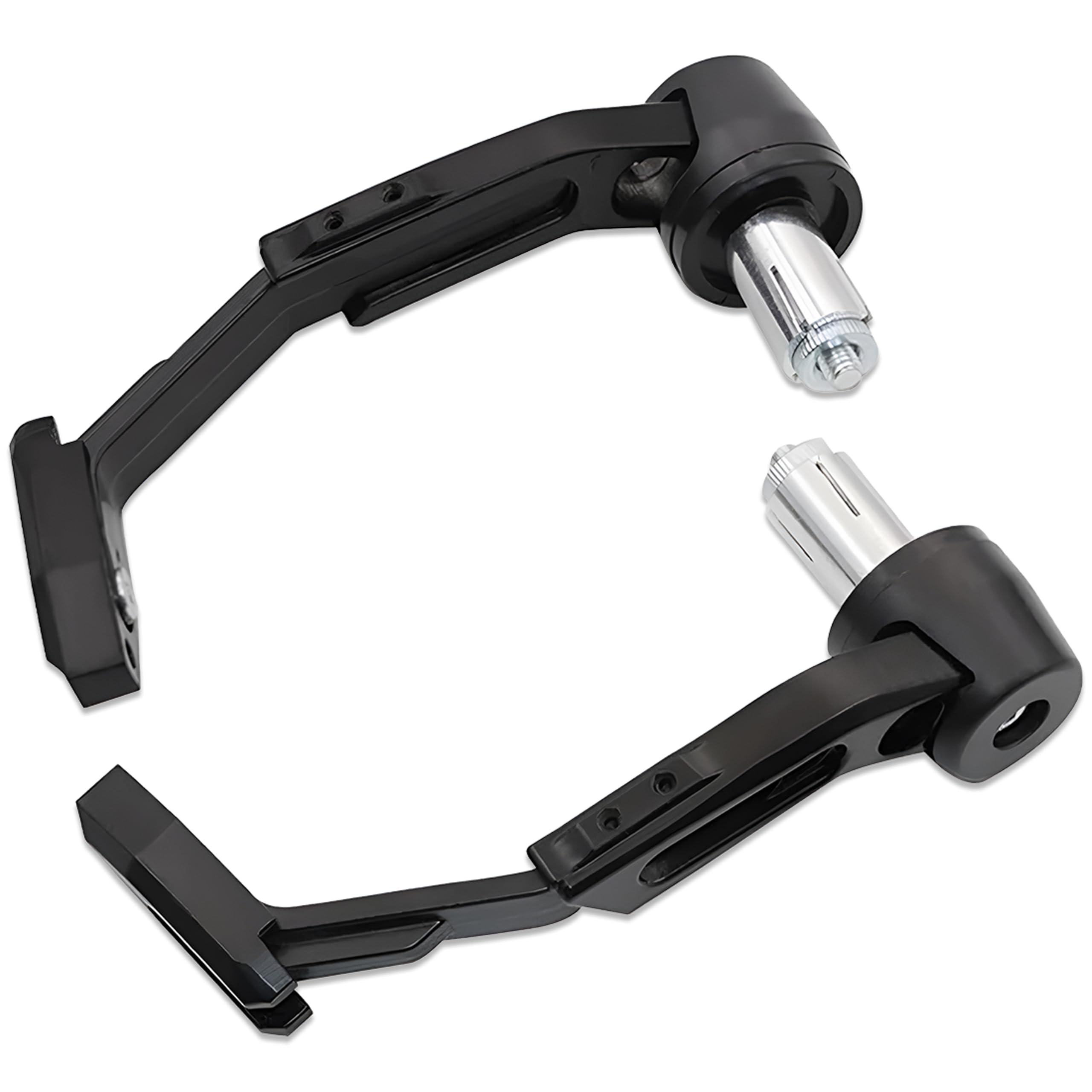 OBEROI'S TRADERS CNC Aluminium Motorcycle Handlebar Brake Clutch Lever Guard | Handle Bar End Protector | Handlebar Hand Guard Universal for All Bike