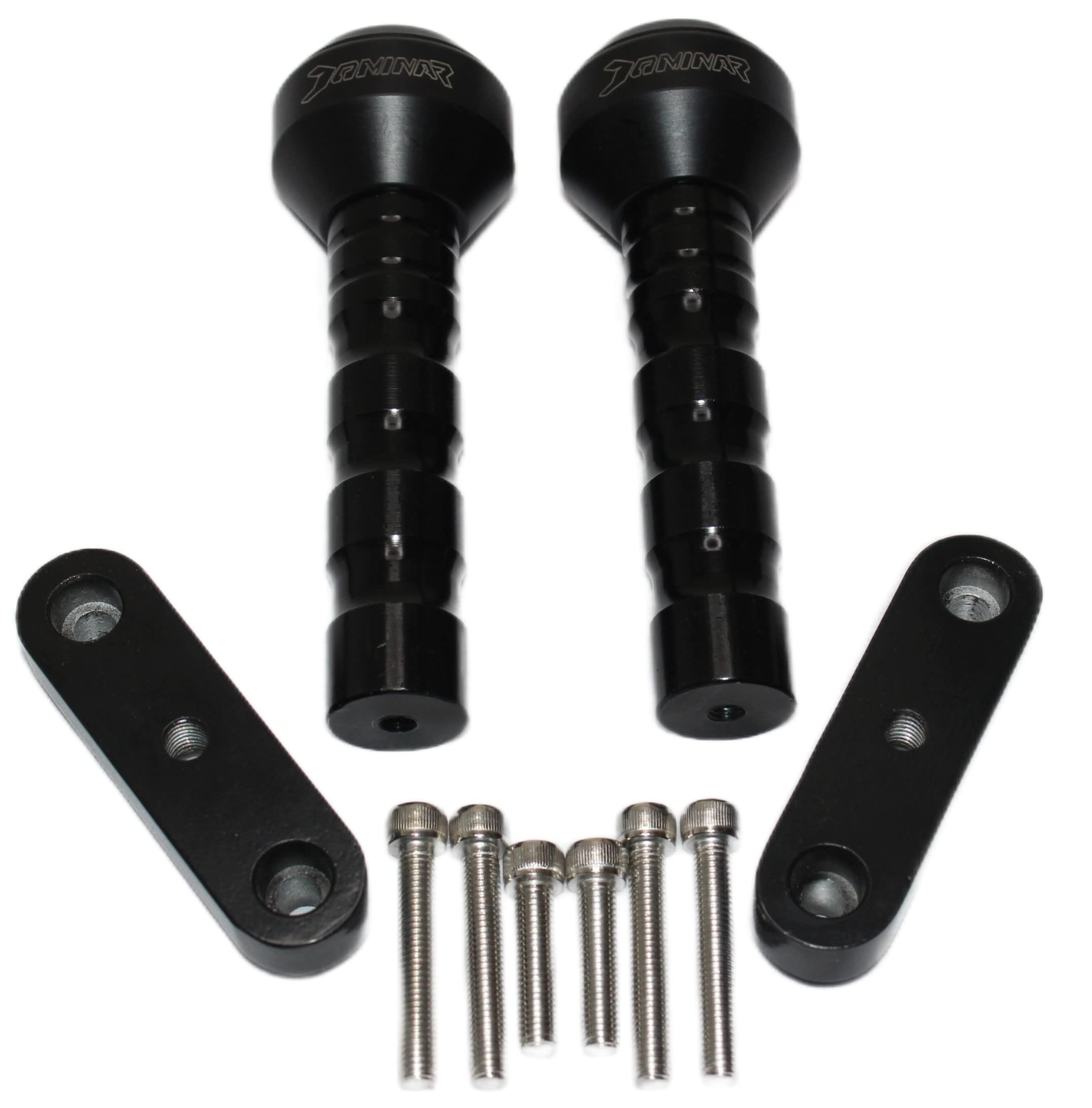 OBEROI'S TRADERS Dominar 250/400 Heavy Duty Bike CNC Frame Sliders/Crash Guard Leg Protectors for Motorcycle