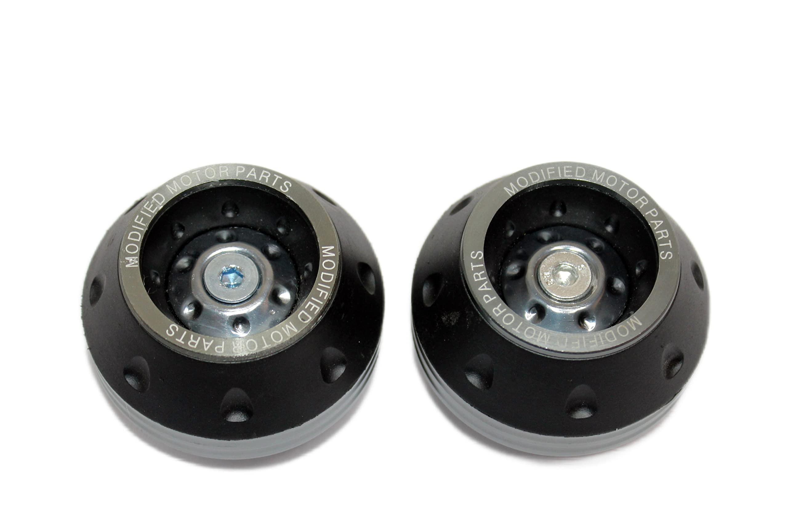 OBEROI'S TRADERS Universal Black Wheel Frame Sliders/Fork Sliders/Wheel Axle Protector Bike Crash Guard Protectors For All Bikes