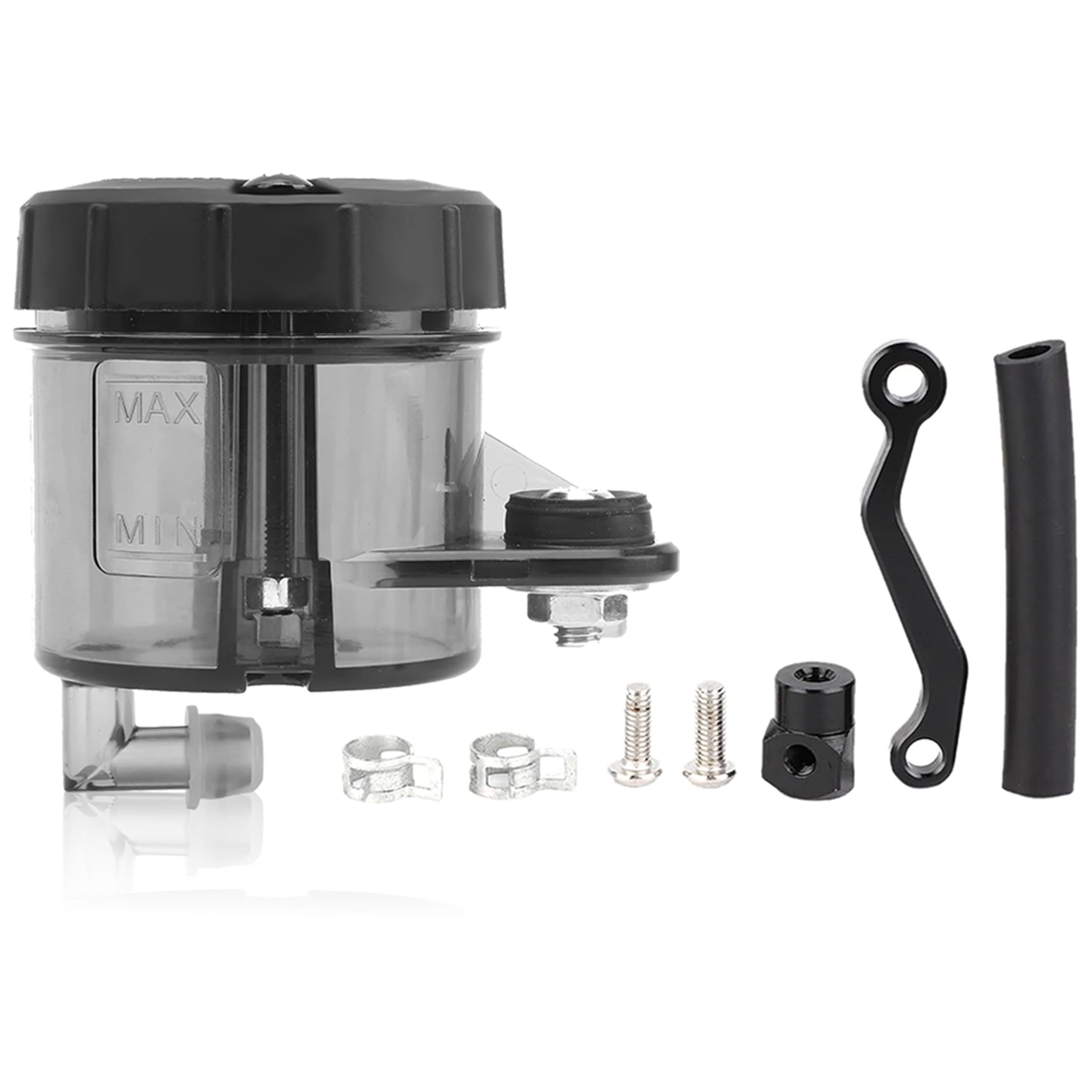 OBEROI'S TRADERS Universal Motorcycle Disc Brake Clutch Oil/Fluid Reservoir Can Cup Container (Black)