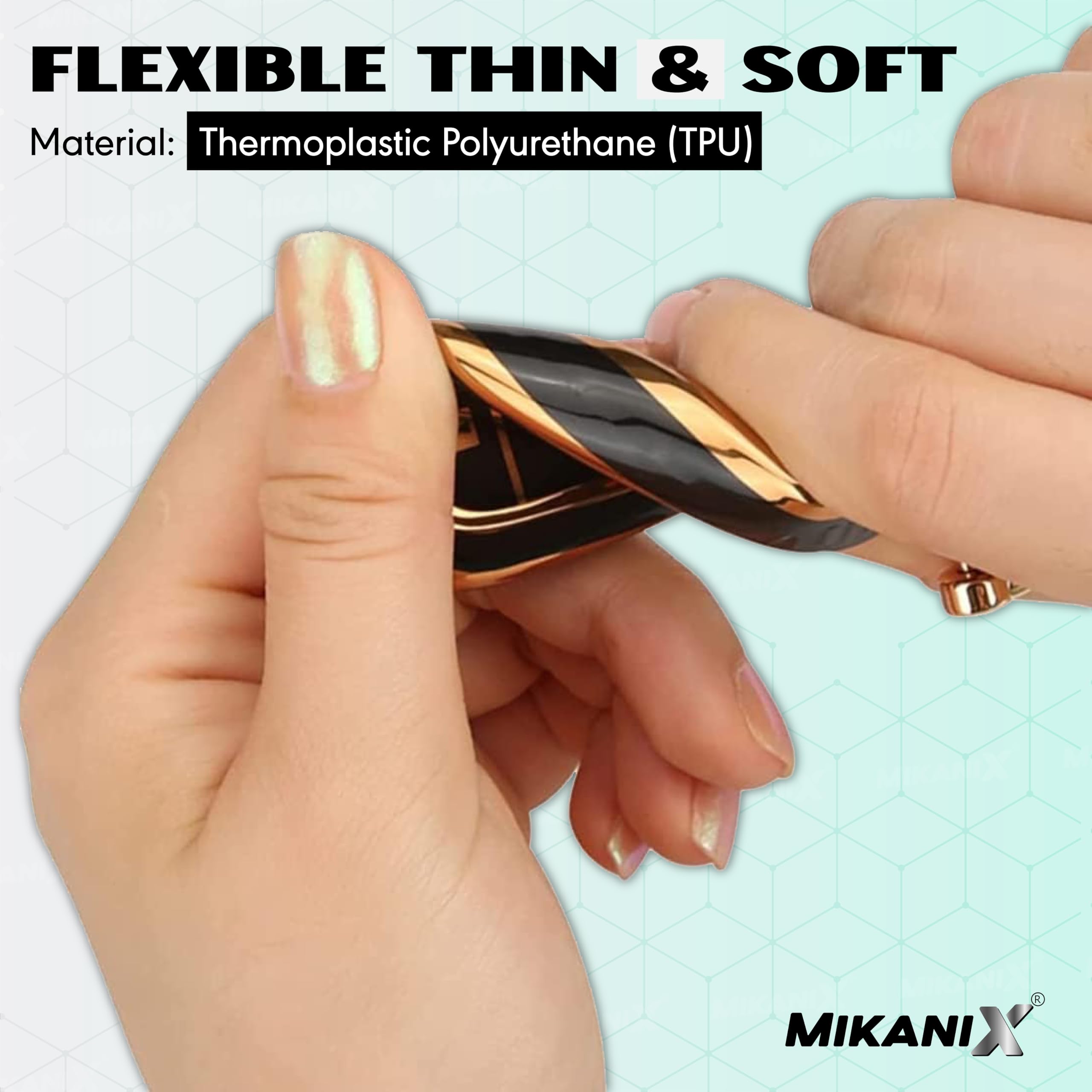 OBEROI'S TRADERS Premium Key Cover Compatible with Hyundai i20, Creta, Venue, Tucson, Alcazar, Verna, Xcent, Aura, Elantra 3-Button Smart Key | Elegant Black & Gold Protective Case Shell