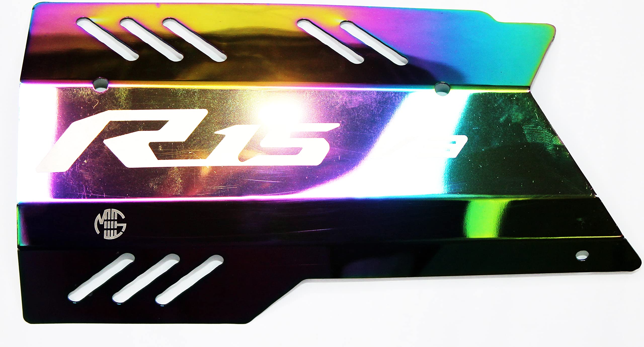 MIKANIX Premium R15 Exhaust Muffler Protector, Heat Shield Cover Guard, Anti-Scalding Cover fit Yamaha YZF R15 V3 Bike Exhaust Heat Shield