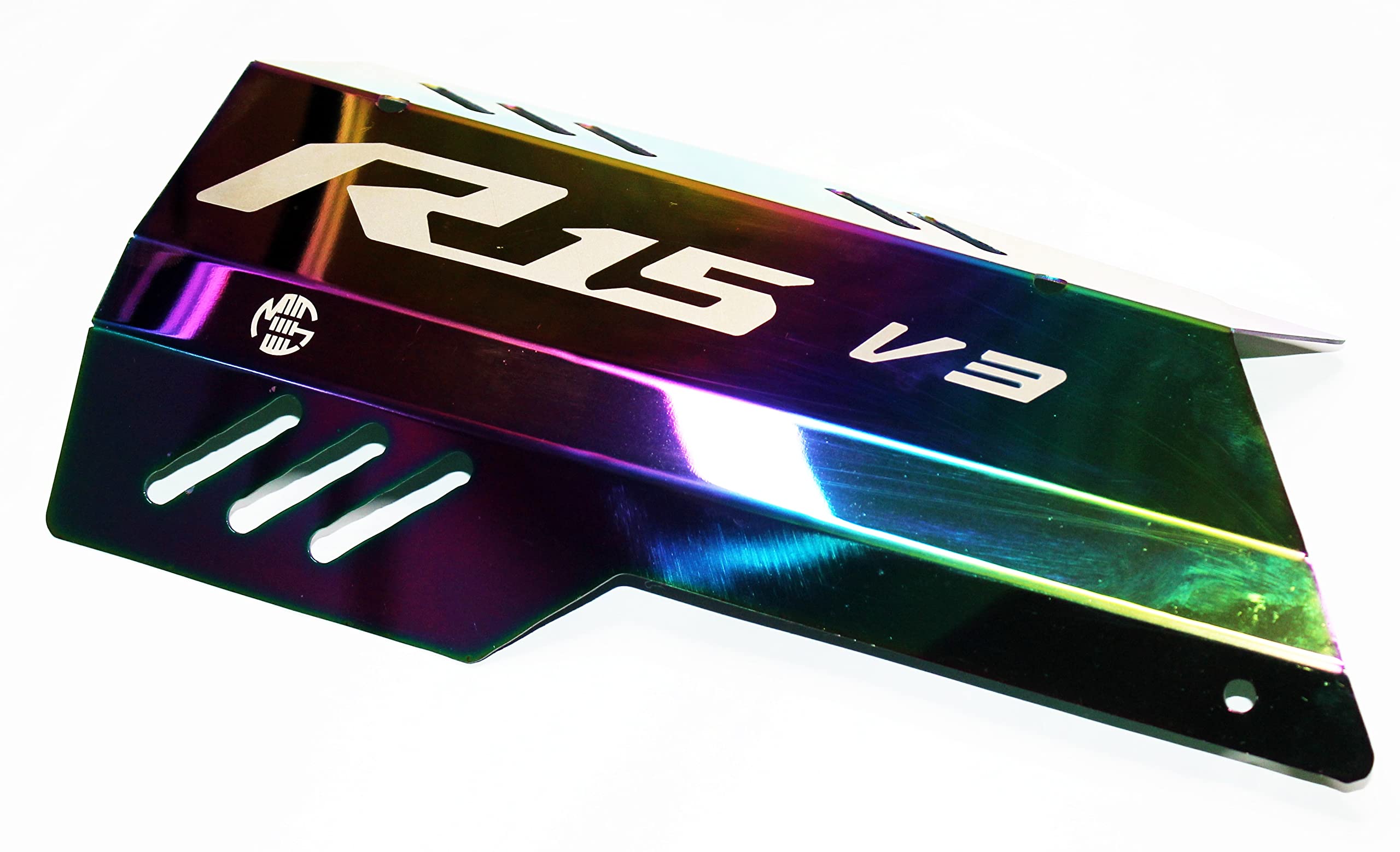 MIKANIX Premium R15 Exhaust Muffler Protector, Heat Shield Cover Guard, Anti-Scalding Cover fit Yamaha YZF R15 V3 Bike Exhaust Heat Shield