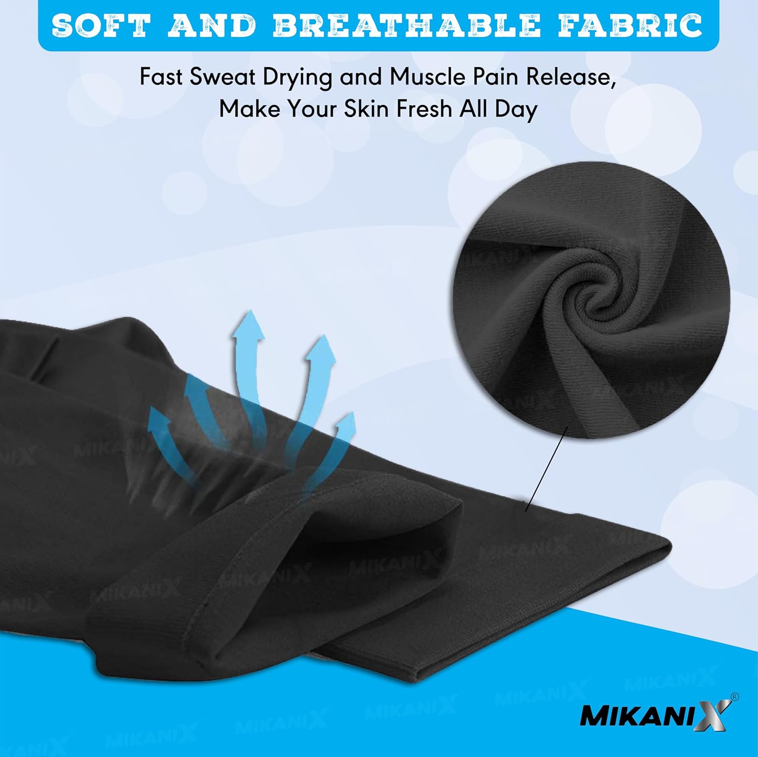 BRXR Unisex Full Face Mask | Balaclava Black + Hand Protective Syntetic Arm Sleeve for Bikers Riders, Cyclists and Outdoor Workers to Protect from Dust and UV Rays