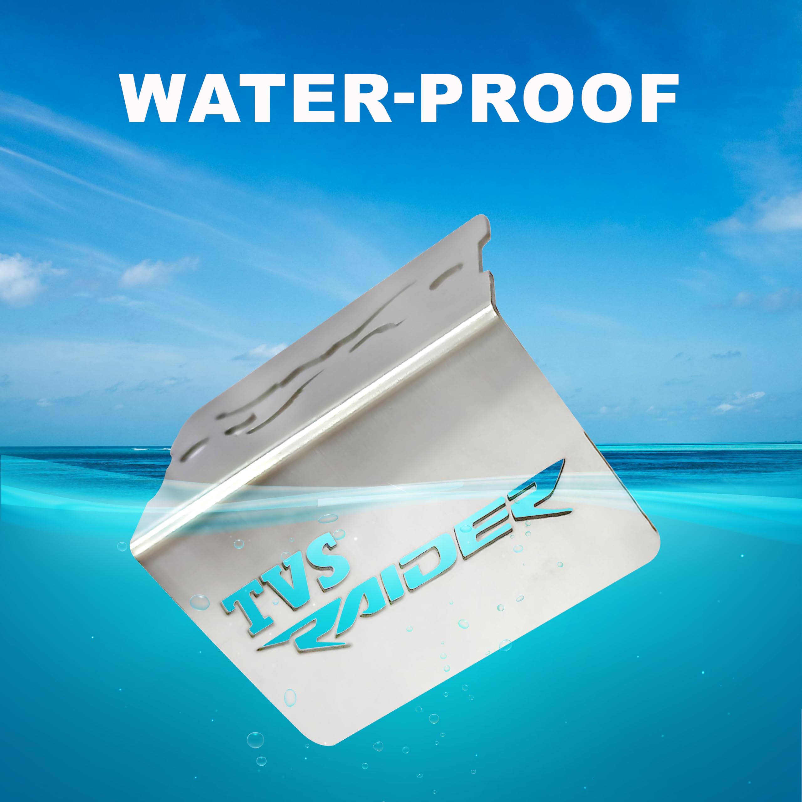 Mikanix Stainless Steel Front Brake Oil Cap Guard for RAIDER | Disc Brake Fluid Reservoir Protector Cover | Premium Bike Accessories