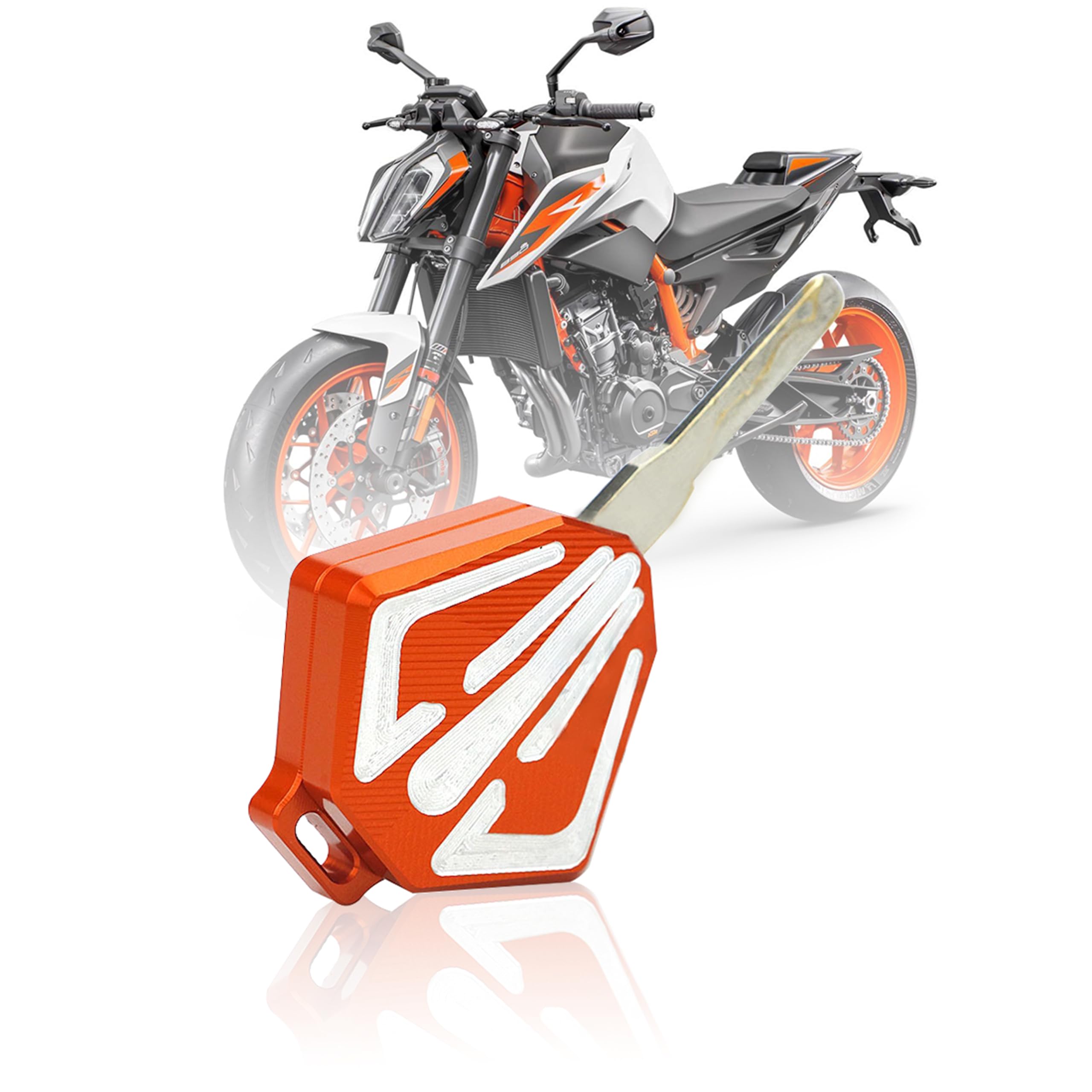 OBEROI'S TRADERS CNC Aluminum Motorbike Key Cover / Case Shell Protection Compatible for KTM Duke/ RC All Models