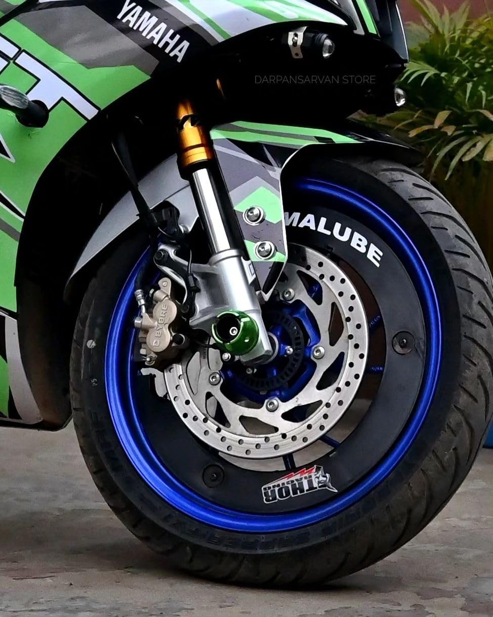 MIKANIX Universal Motorcycle Front Fork Slider | Wheel Frame Slider | Axle Protector Bike Crash Guard for All Bikes