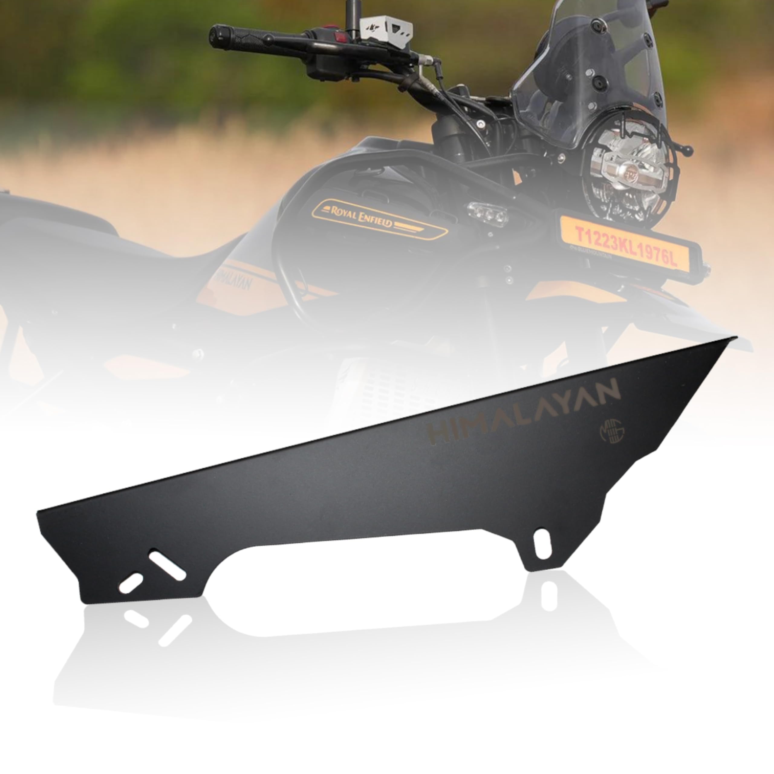 MIKANIX Himalayan 450 Bike Chain Cover Guard Protector to Protect & Prevent | Dirt | Debris | Loose Clothing | Shoelaces