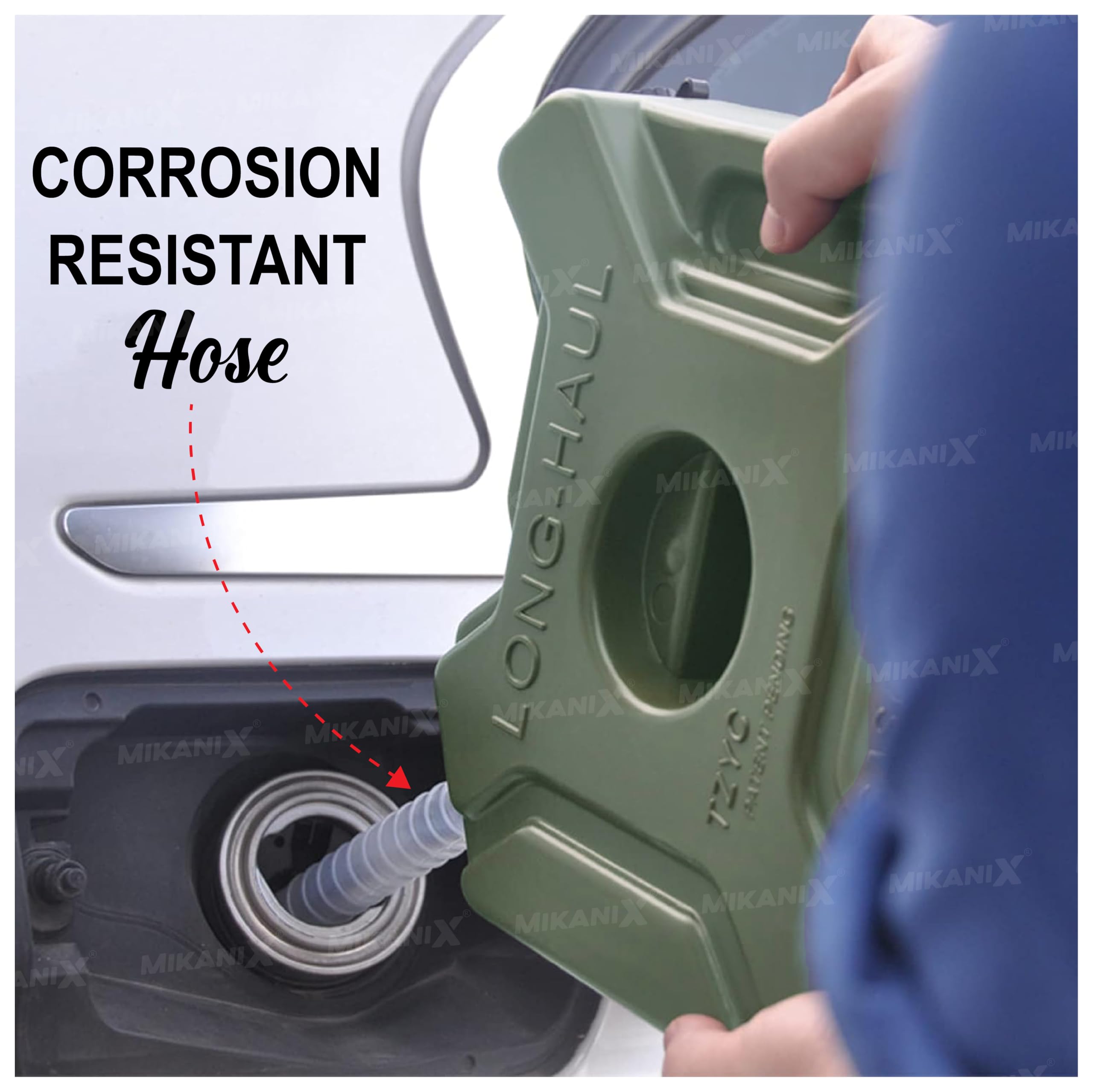 OBEROI'S TRADERS 5 Litre Petrol Jerry Can Combo For Motorcycle, Car, SUV and Thar | To Carry Diesel, Petrol, Fuel and Water For Long-Distance Travel, Off-Road Adventures, Emergency Backup