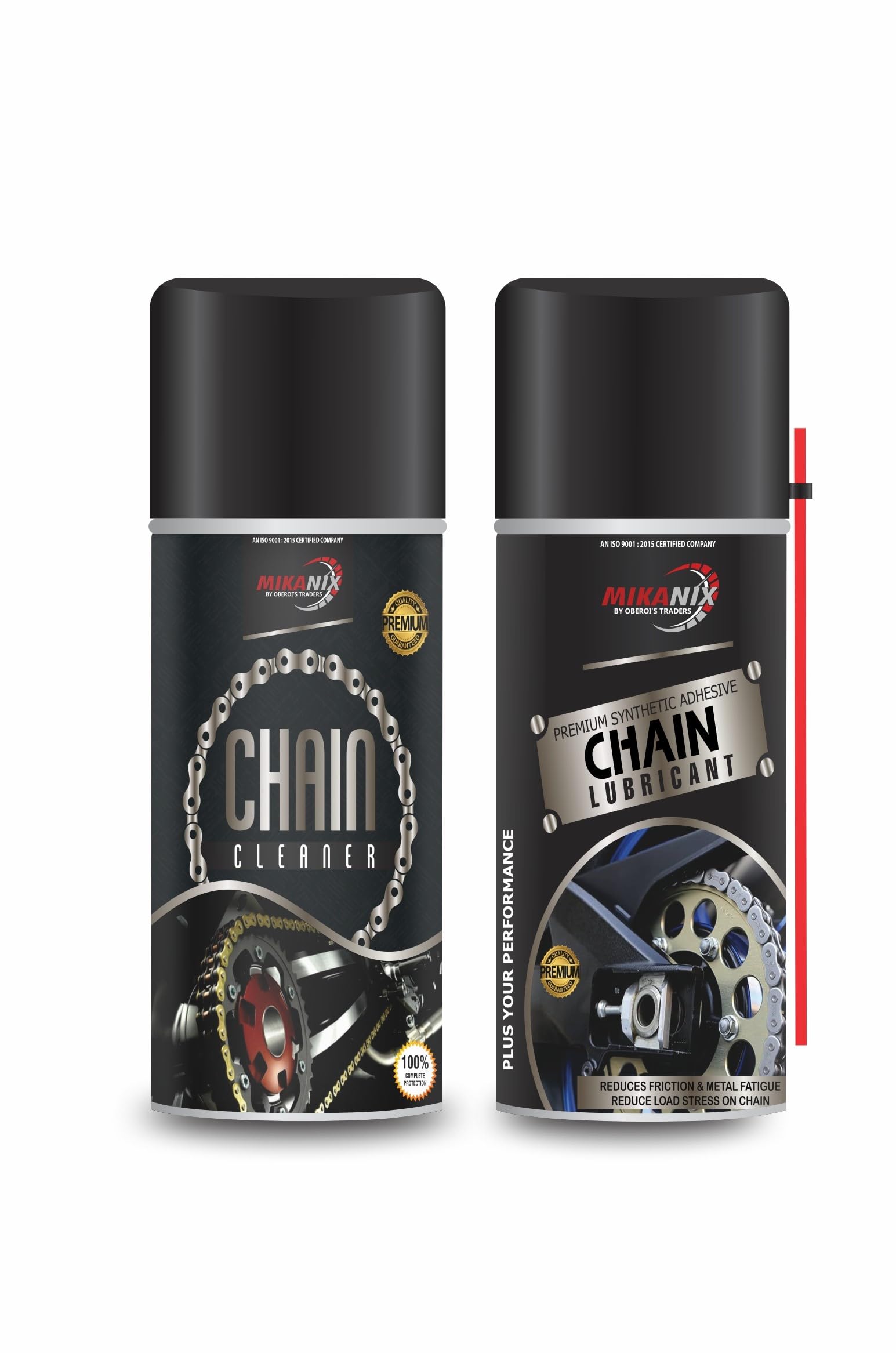 OBEROI'S TRADERS Premium Bike Chain Lubricant and Chain Cleaner Spray For Motorcycle and Bicycle Cleaning Kit