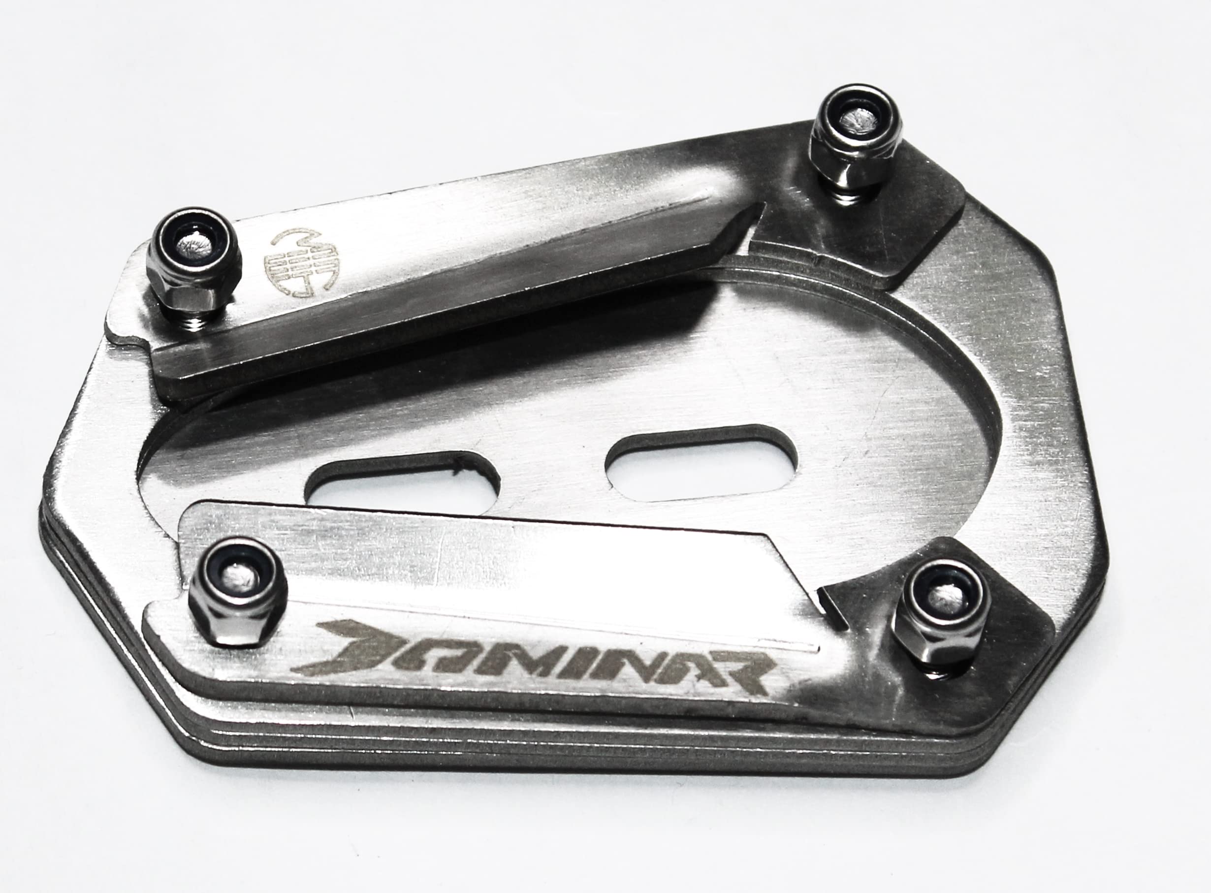 MIKANIX Premium Stainless Steel Side Stand Extender Compatible with/for Bajaj Dominar 250/400