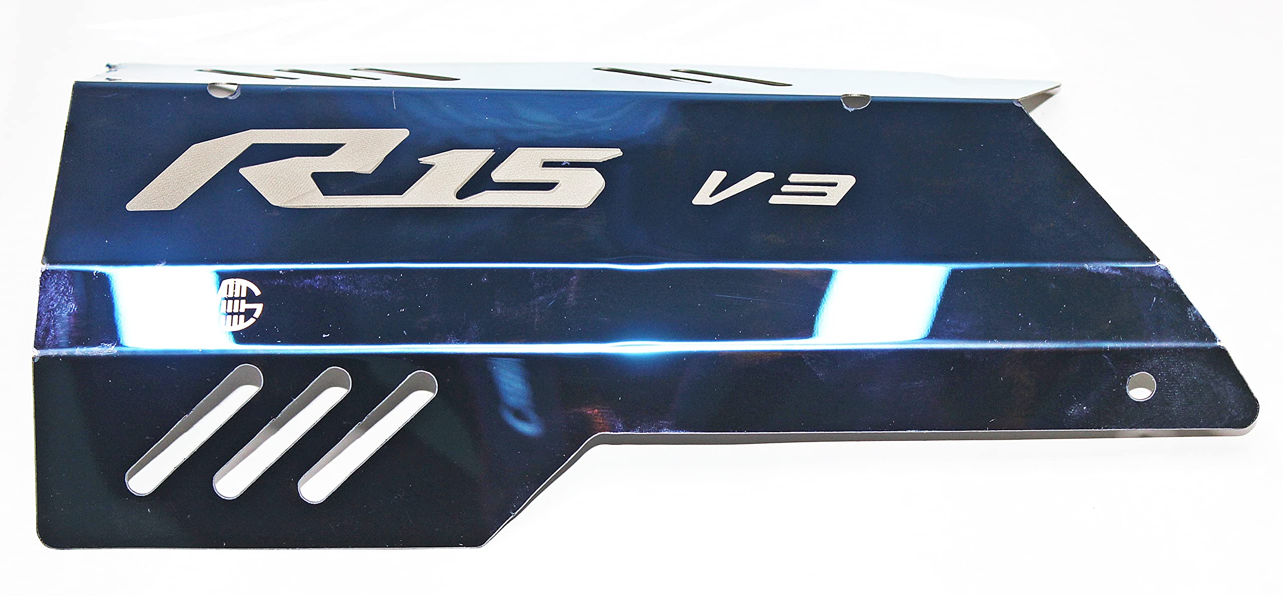 MIKANIX Premium R15 Exhaust Muffler Protector, Heat Shield Cover Guard, Anti-Scalding Cover fit Yamaha YZF R15 V3 Bike Exhaust Heat Shield