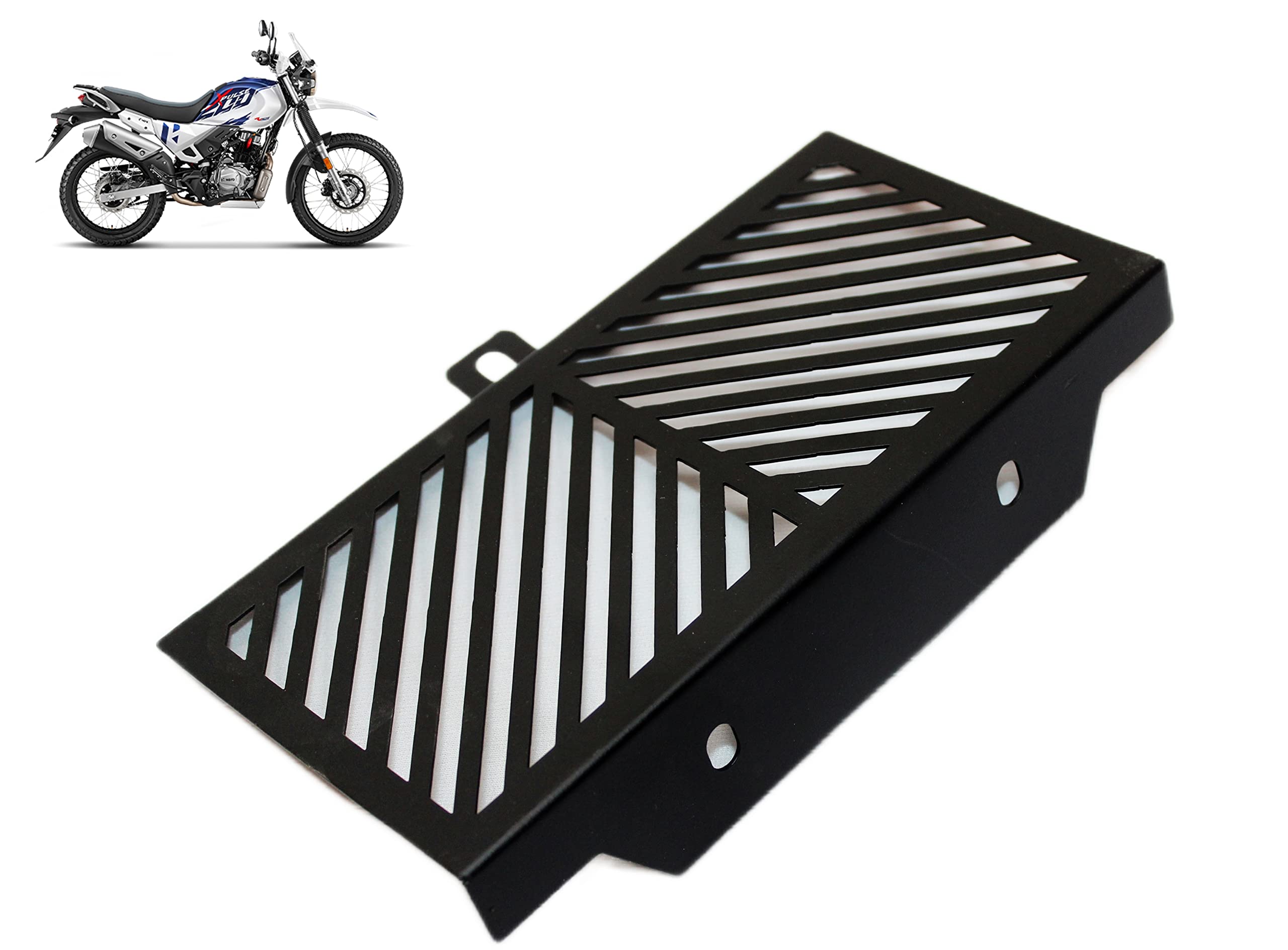 MIKANIX Xpulse 200 4V Bike Stainless Steel Radiator Guard Protector Grill Cover For Hero Xpulse 200 4V