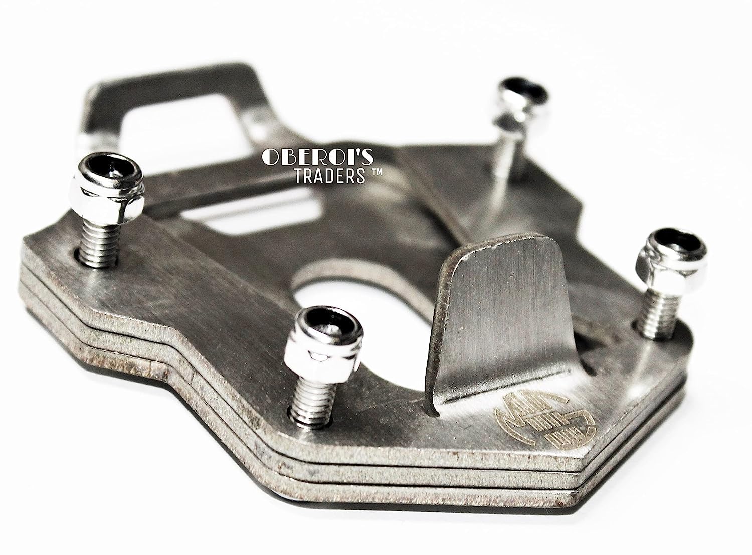 OBEROI'S TRADERS Premium Stainless Steel Side Stand Extender Base Compatible with Royal Enfield Himalayan